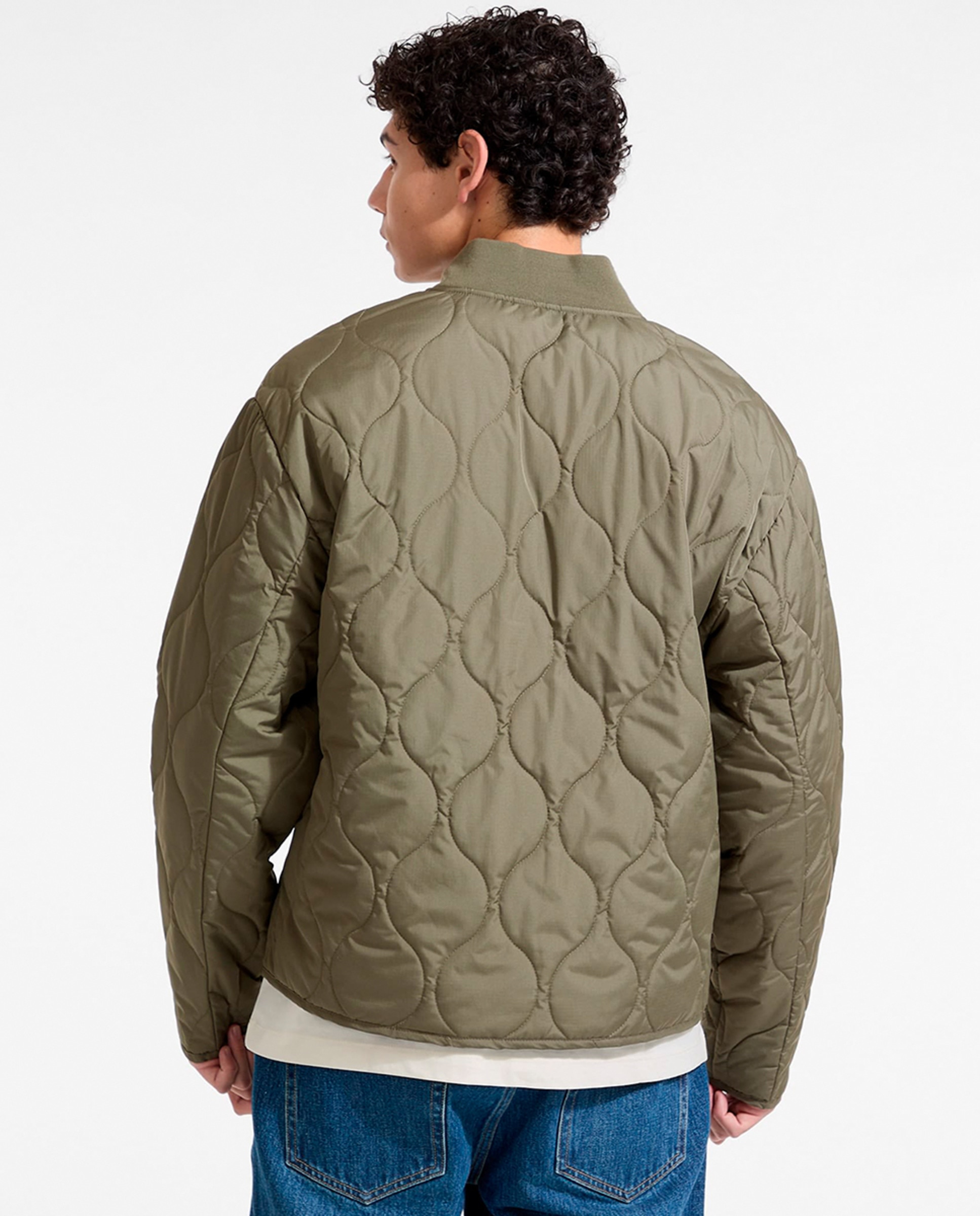 Casaco acolchoado Verde-militar-2