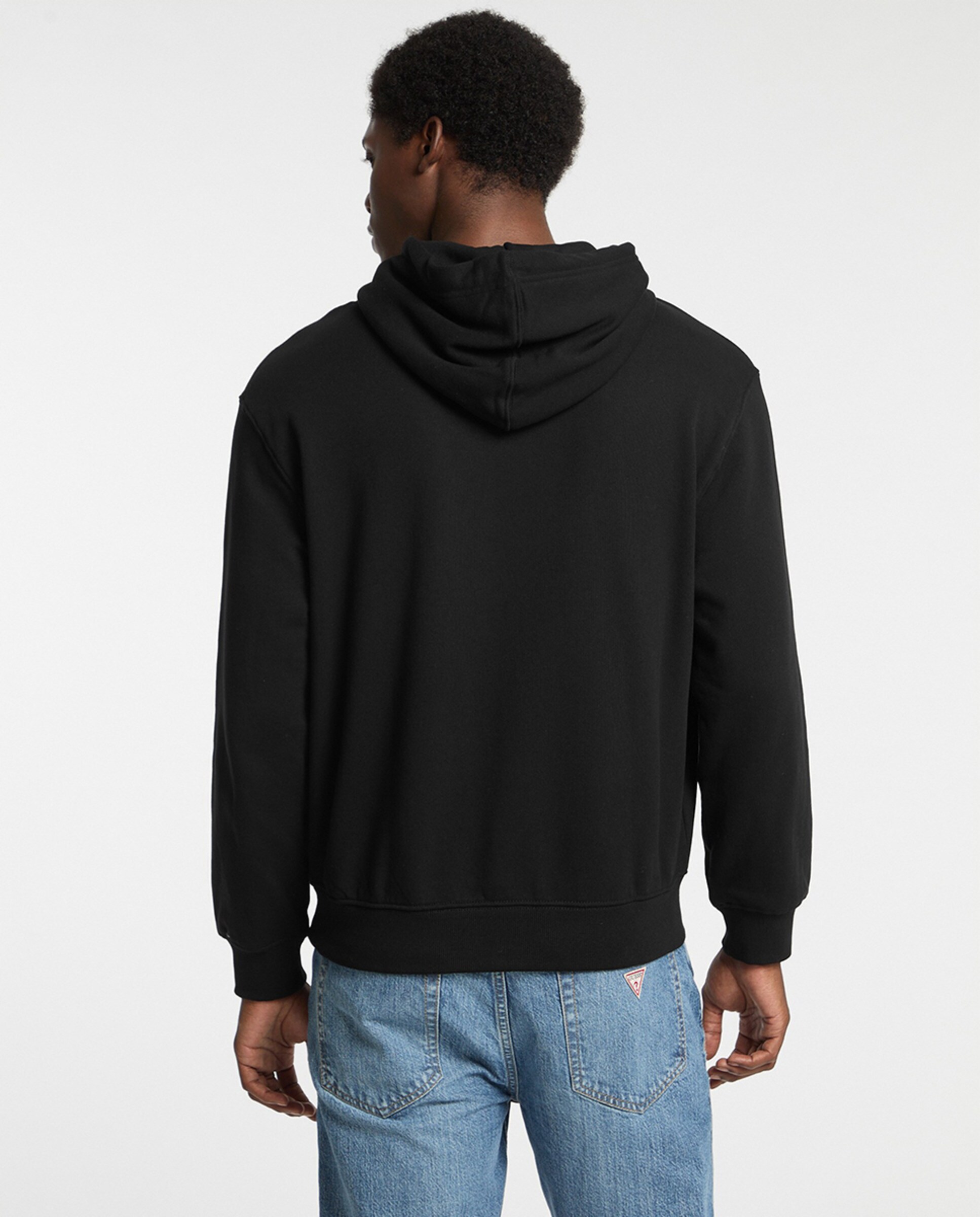 Sweatshirt de Manga Comprida Preto-2