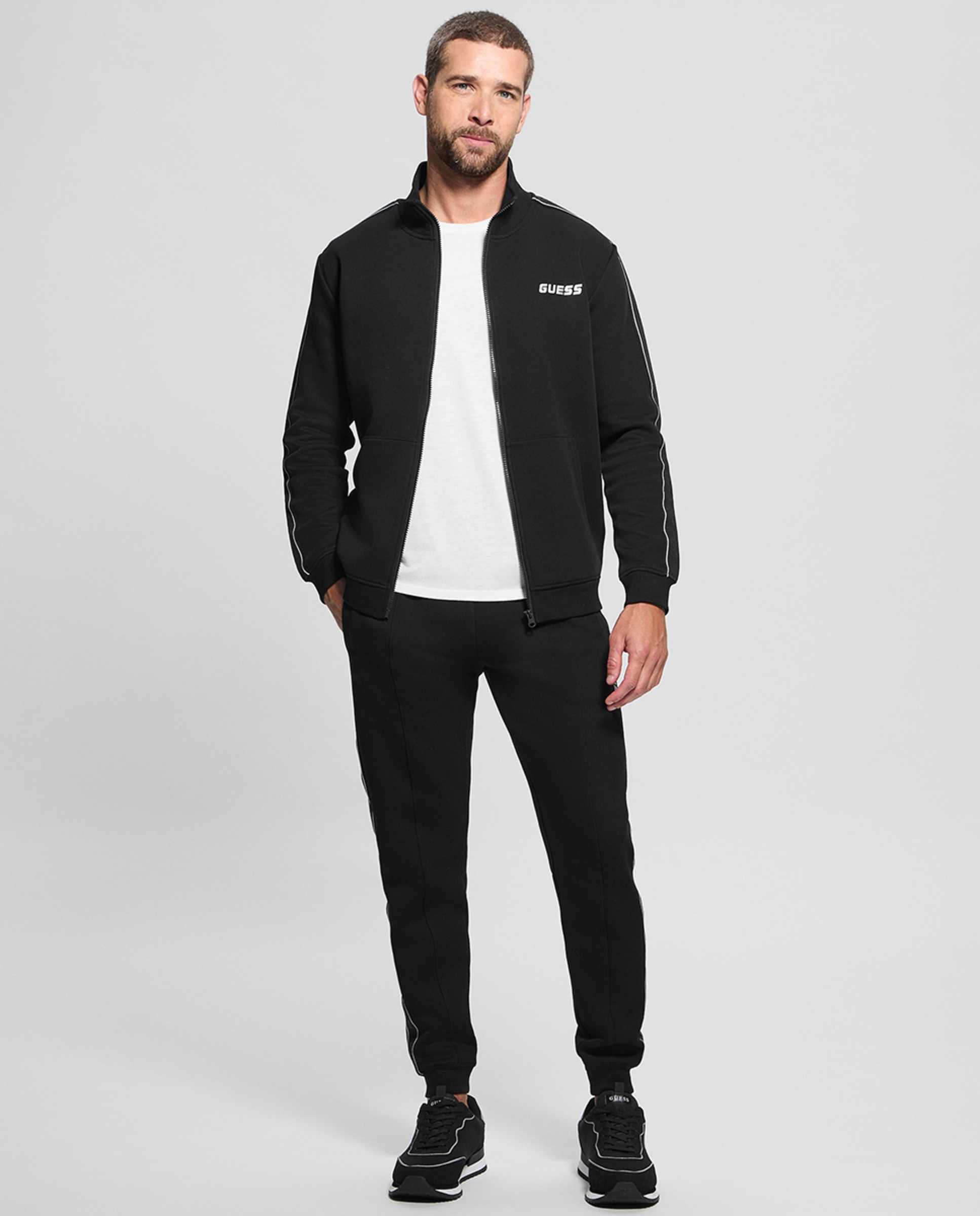 Sweatshirt sem Capuz Preto-5