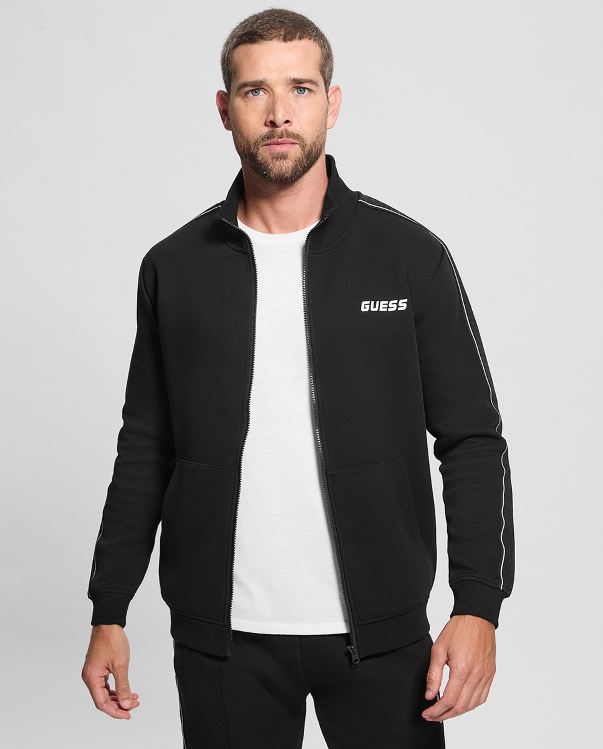 Sweatshirt sem Capuz Preto-3