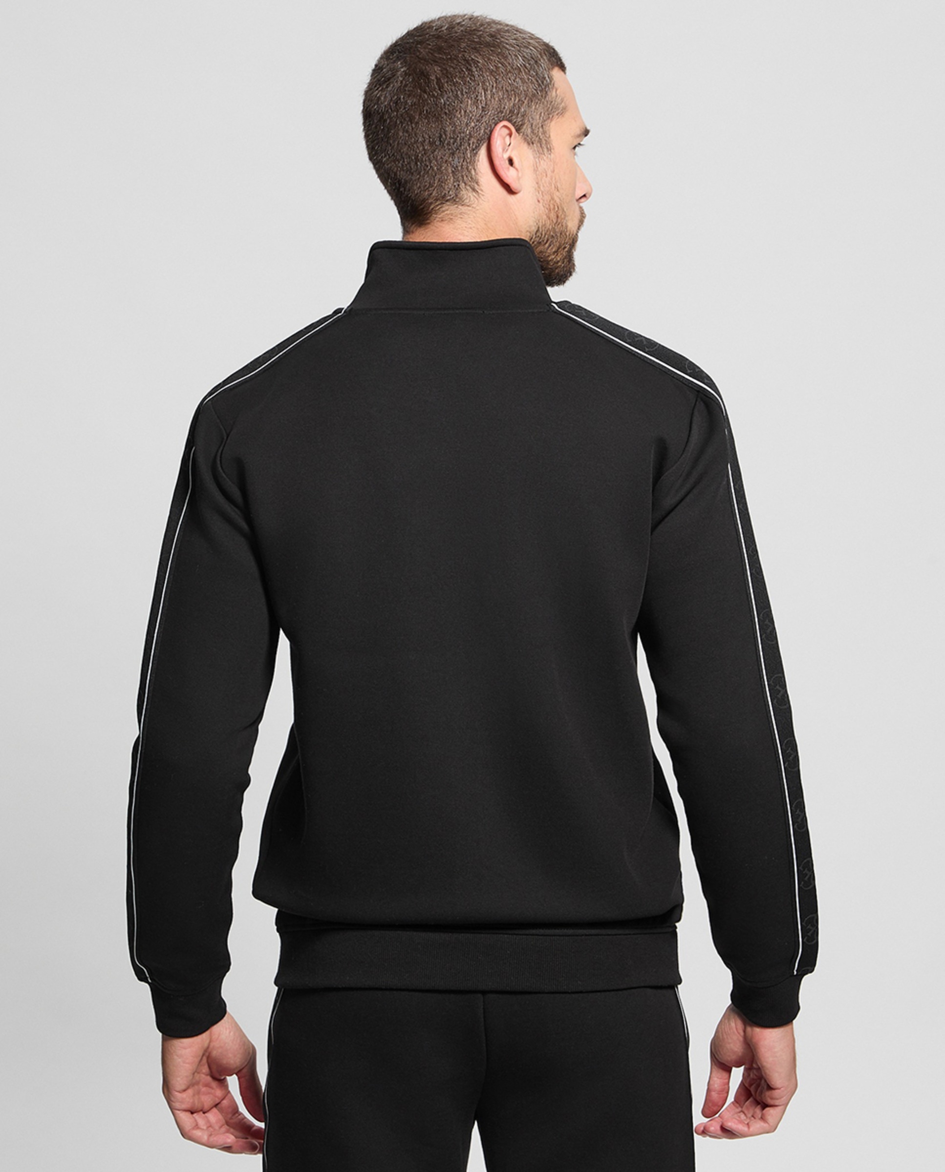 Sweatshirt sem Capuz Preto-2