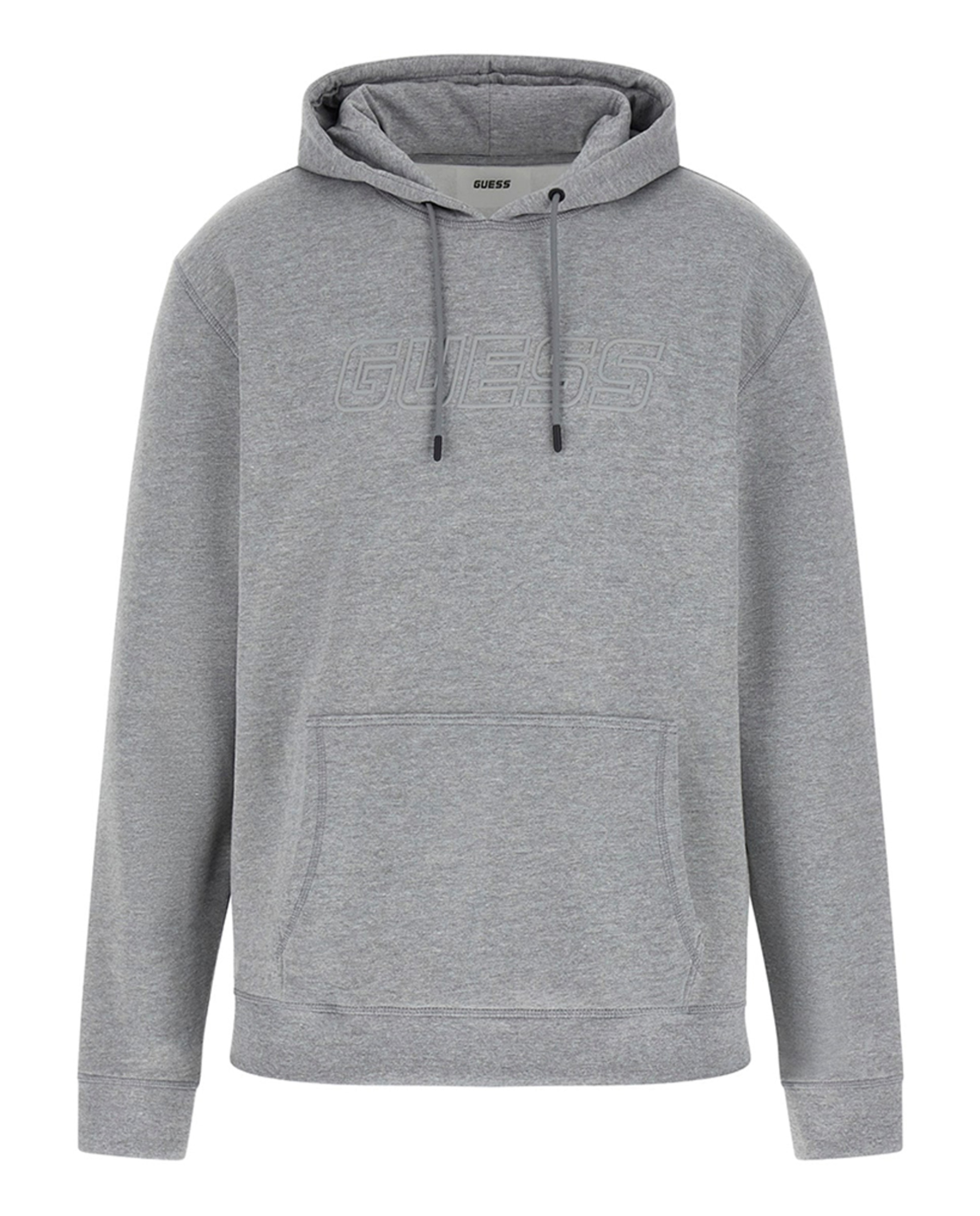 Sudadera con capucha de hombre - Guess - Gris Gris-4