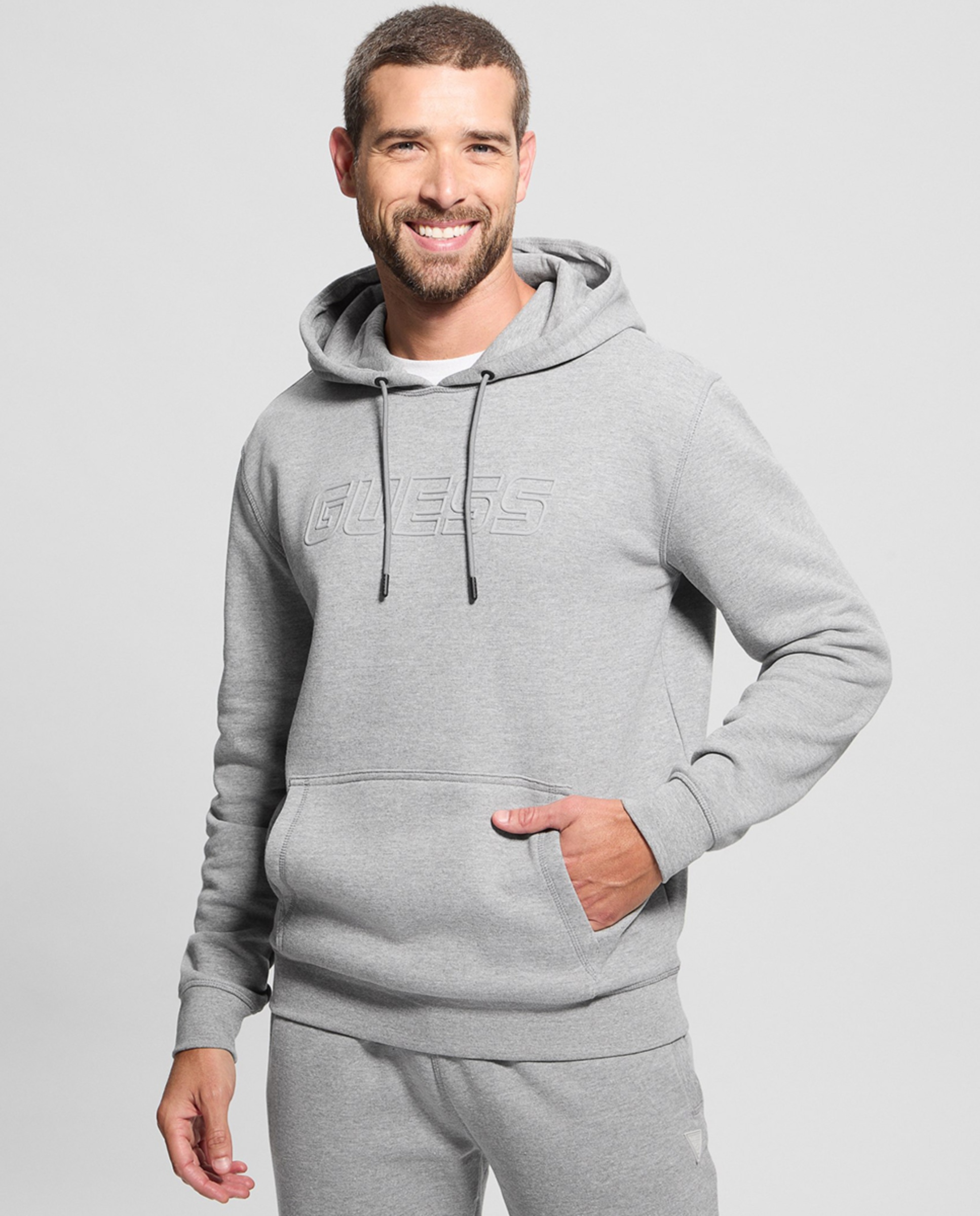 Imagen 0 de Sudadera con capucha de hombre Gris