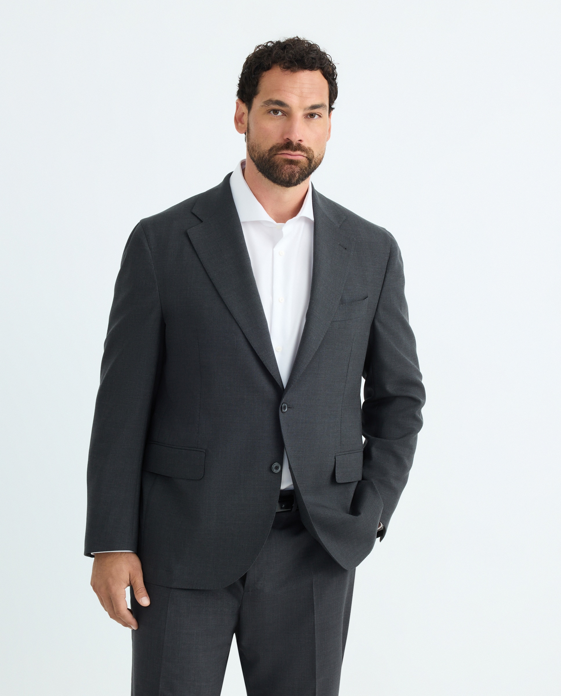 Blazer Travel Tamanhos Grandes Cinzento-1