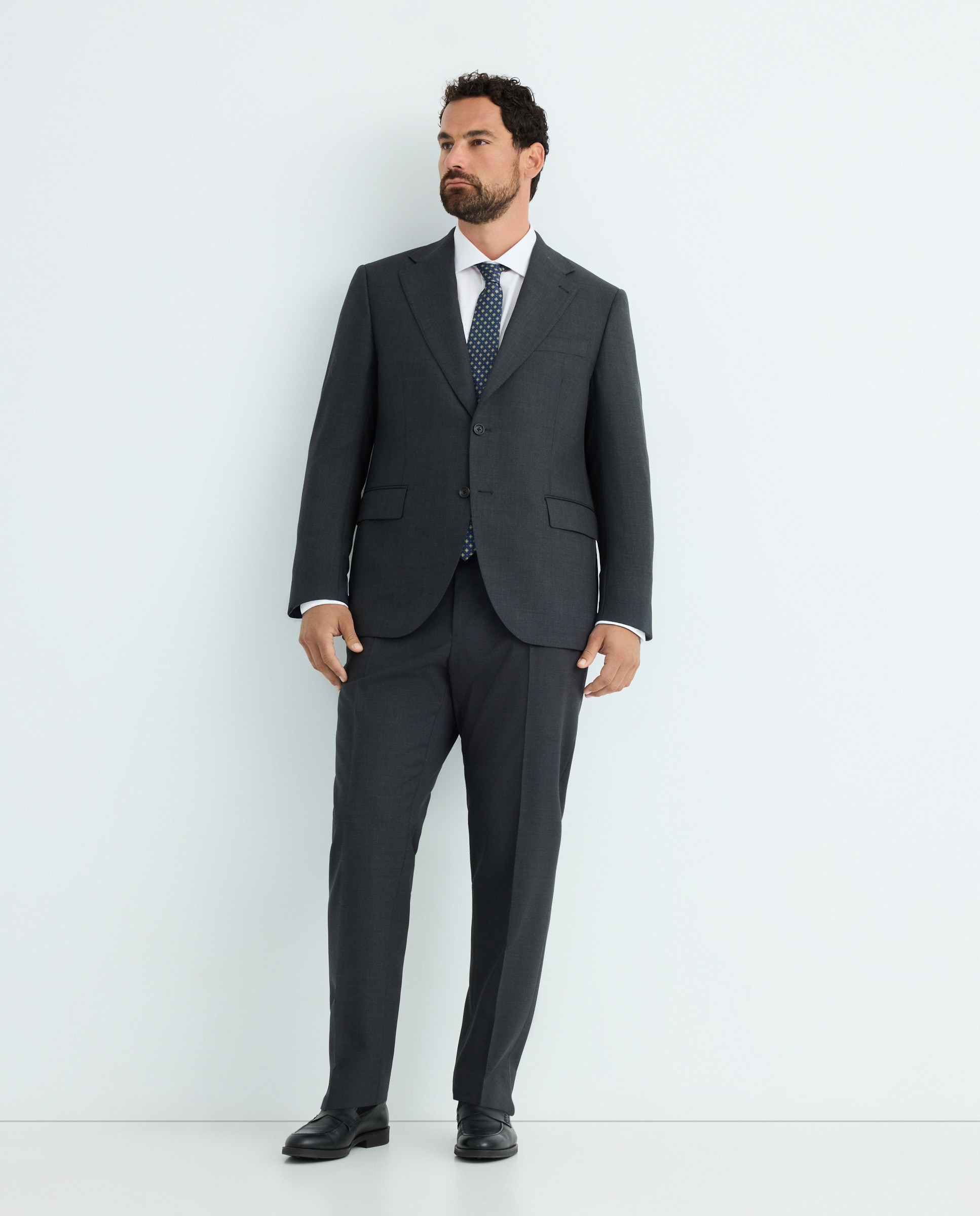 Calças Travel Tamanhos Grandes Cinzento-1