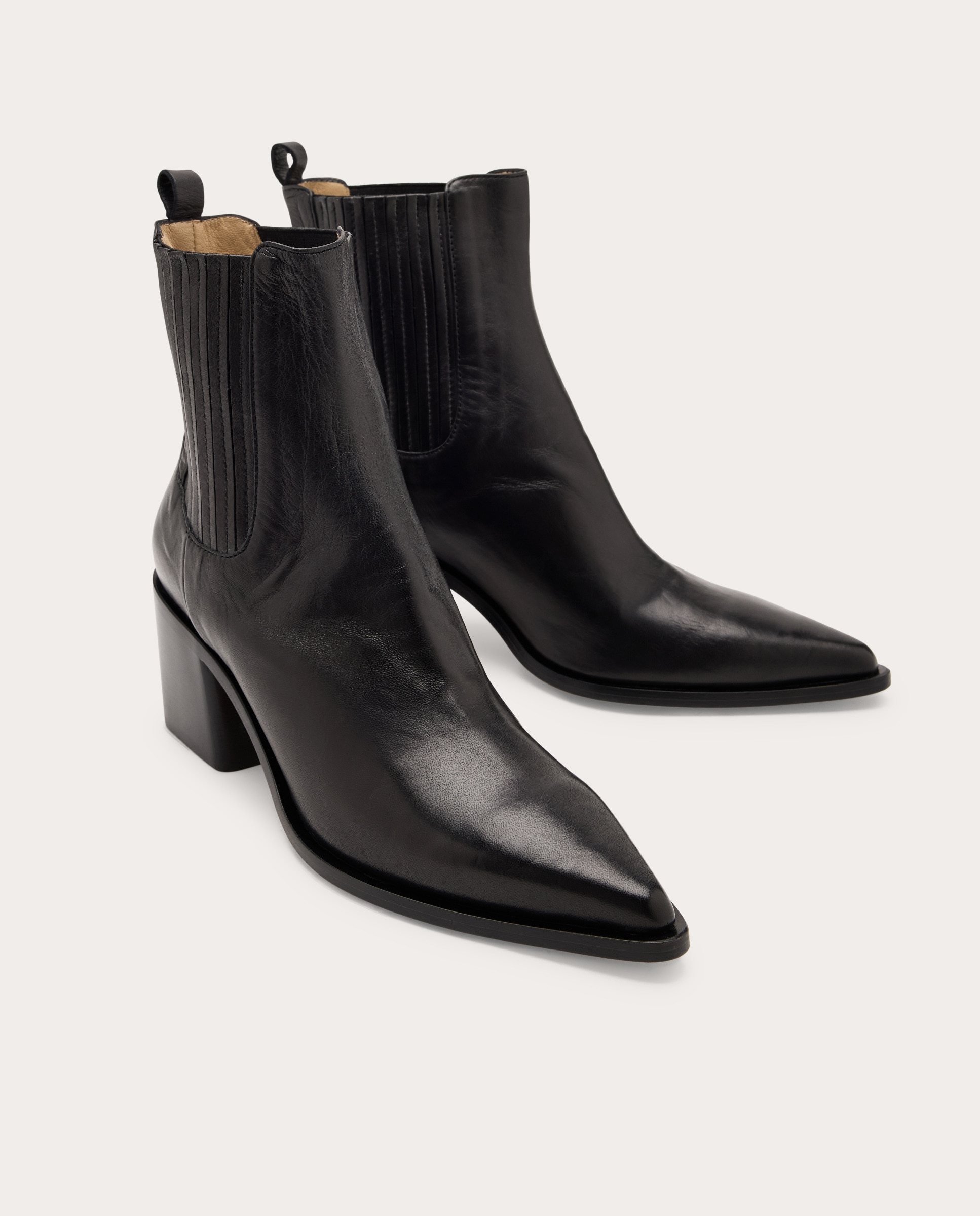 Botines Juliette de piel Negro-2