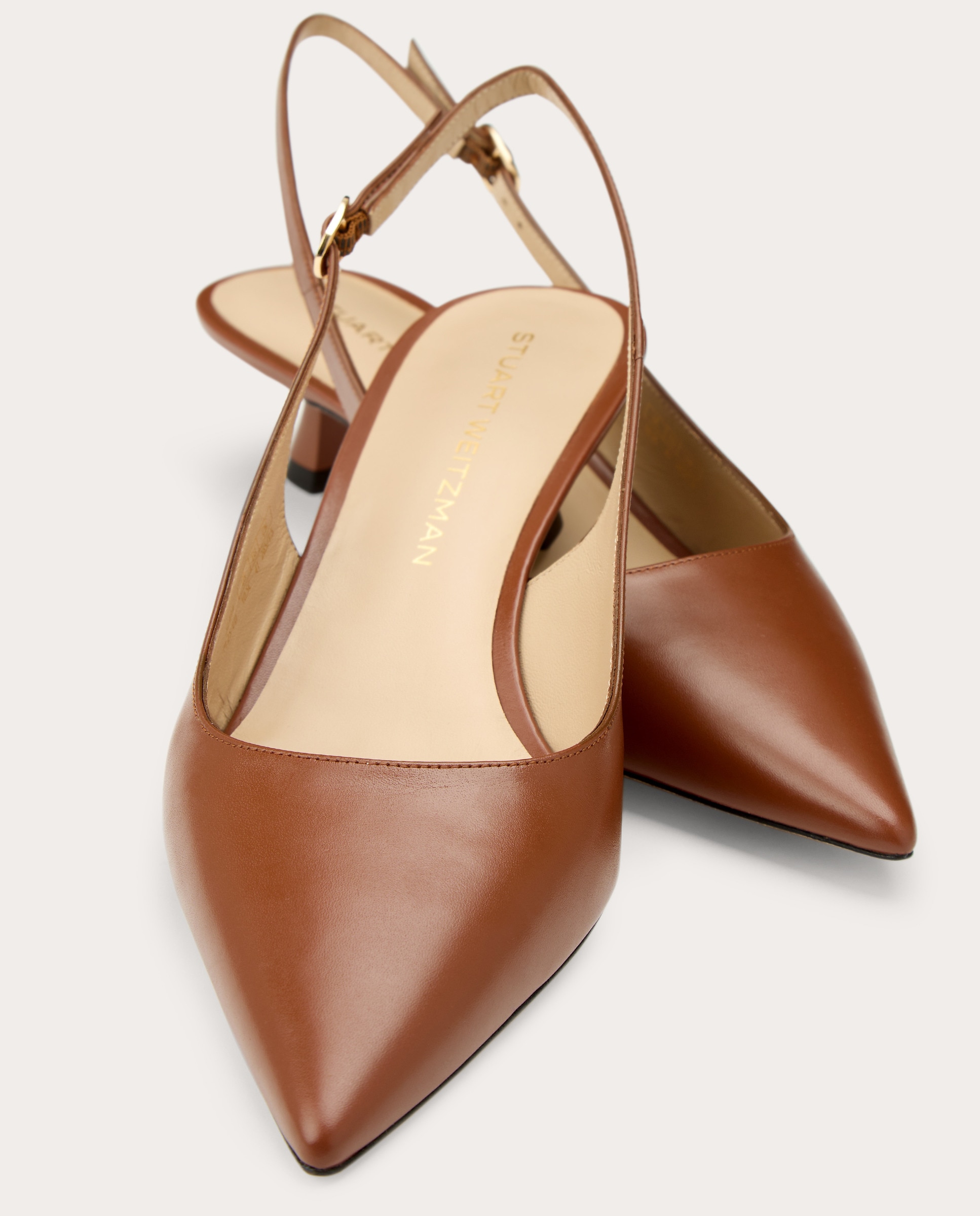 Zapatos de tacón Sculpt de piel Marrón-5