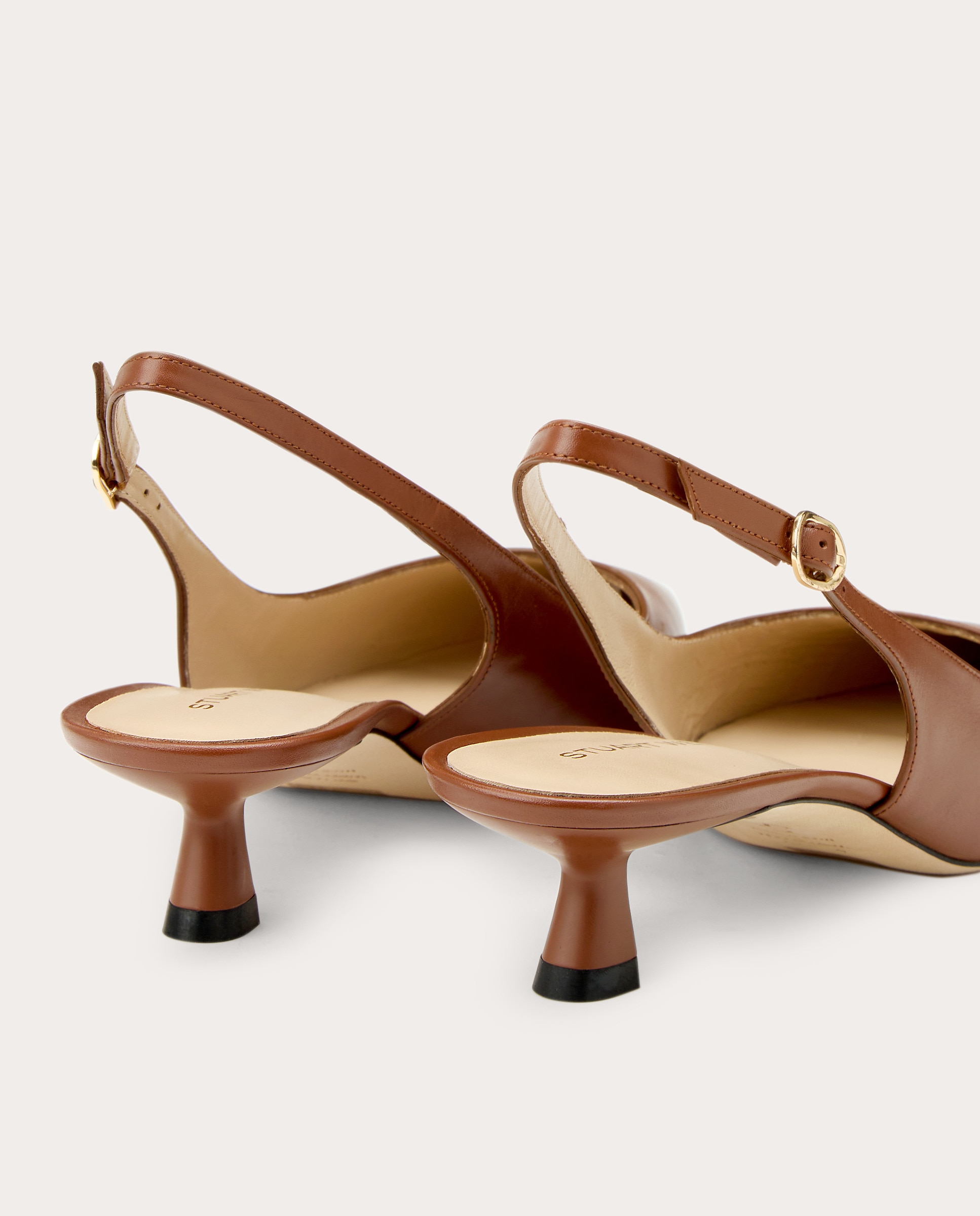 Zapatos de tacón Sculpt de piel Marrón-3