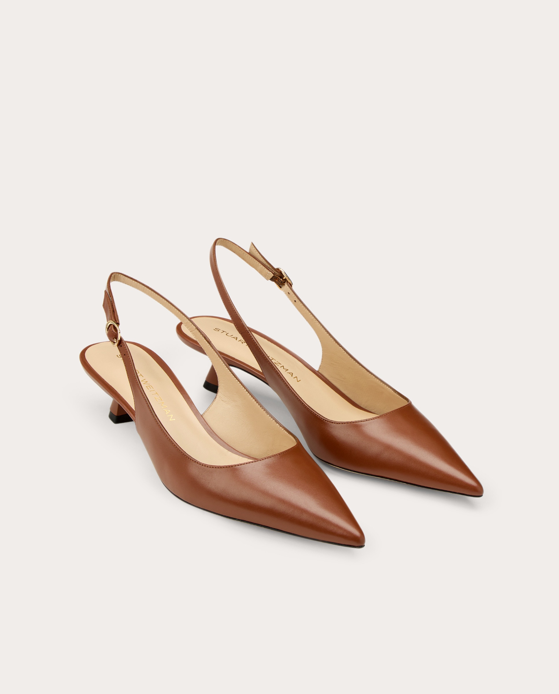 Zapatos de tacón Sculpt de piel Marrón-2