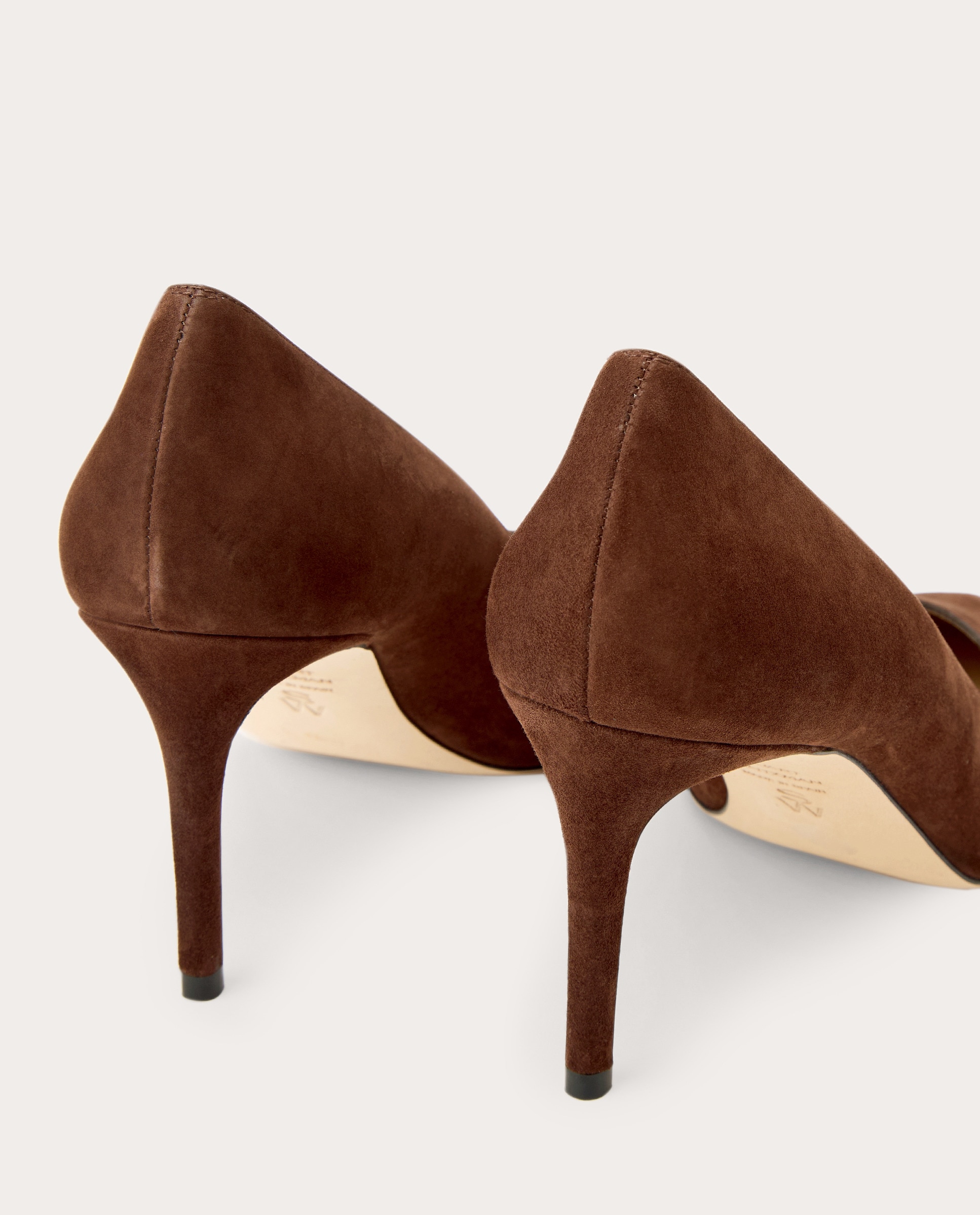 Zapatos de tacón Stuart de ante Camel-3