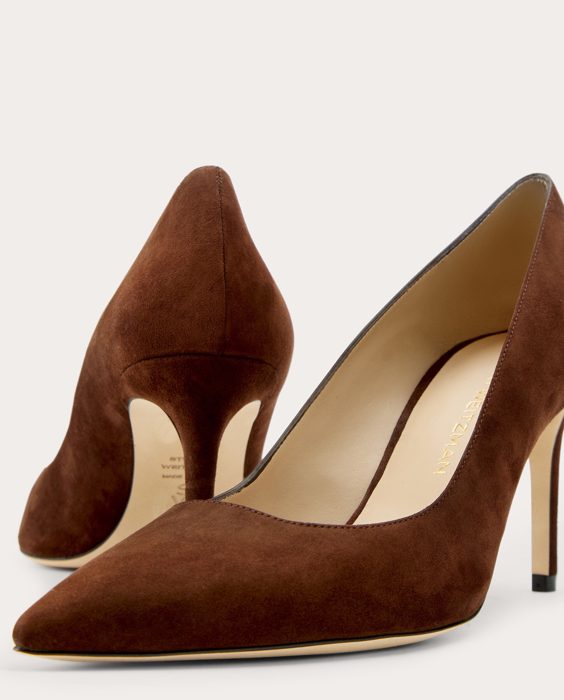 Zapatos de tacón Stuart de ante Camel-6