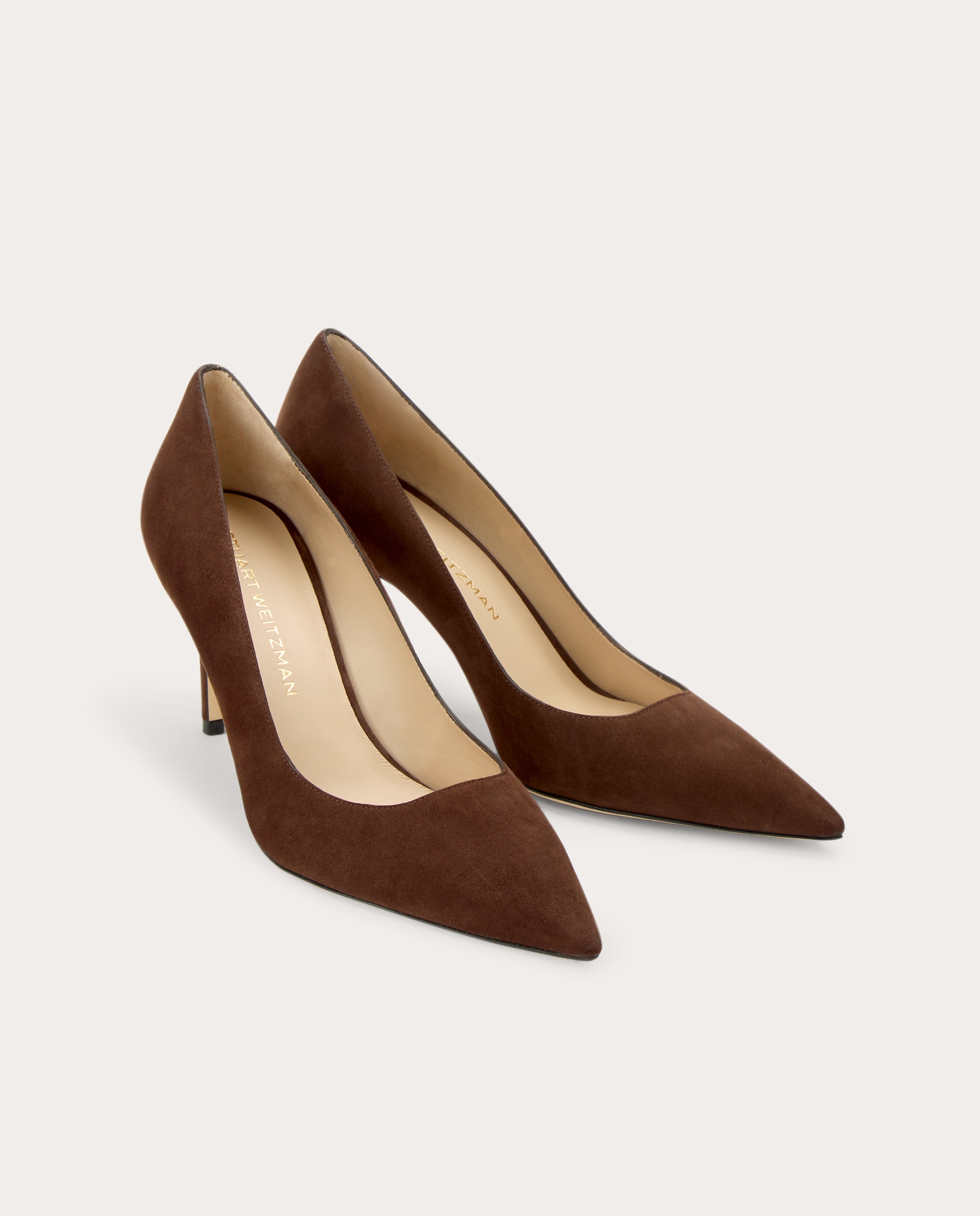 Zapatos de tacón Stuart de ante Camel-2