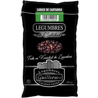 alubias rojas caricos de Cantabria paquete 500 g - Guillermo