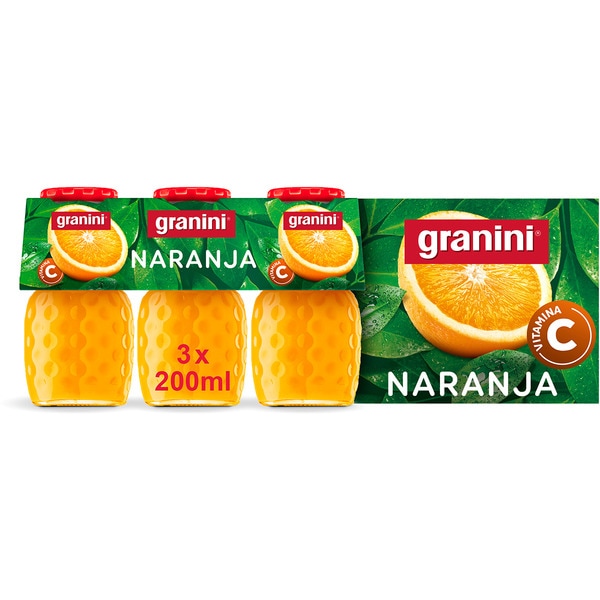 Orangennektar mit Vitamin C 3er-Pack Flaschen 200 ml (Glasbehälter)