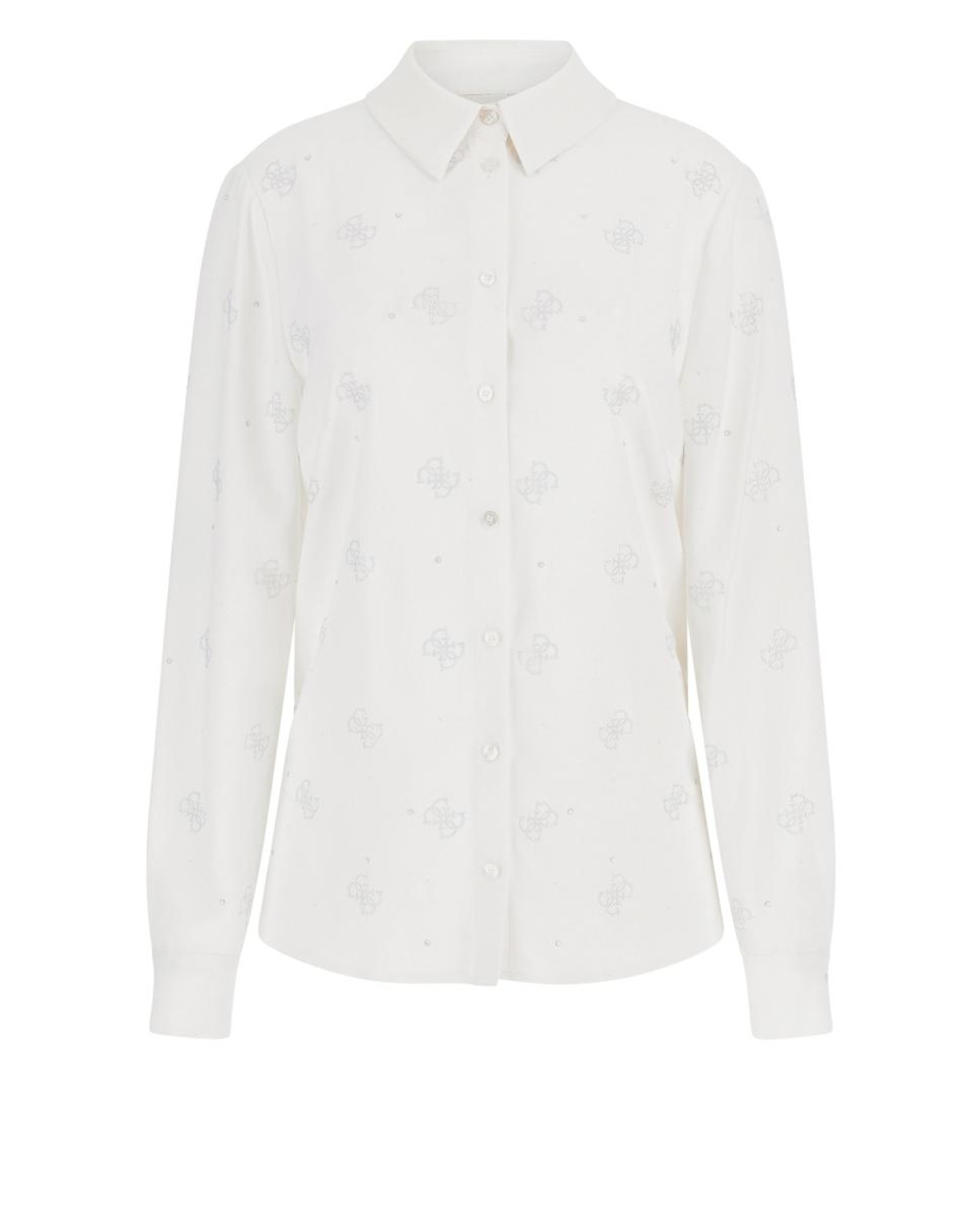 Camisa de manga comprida Branco-5