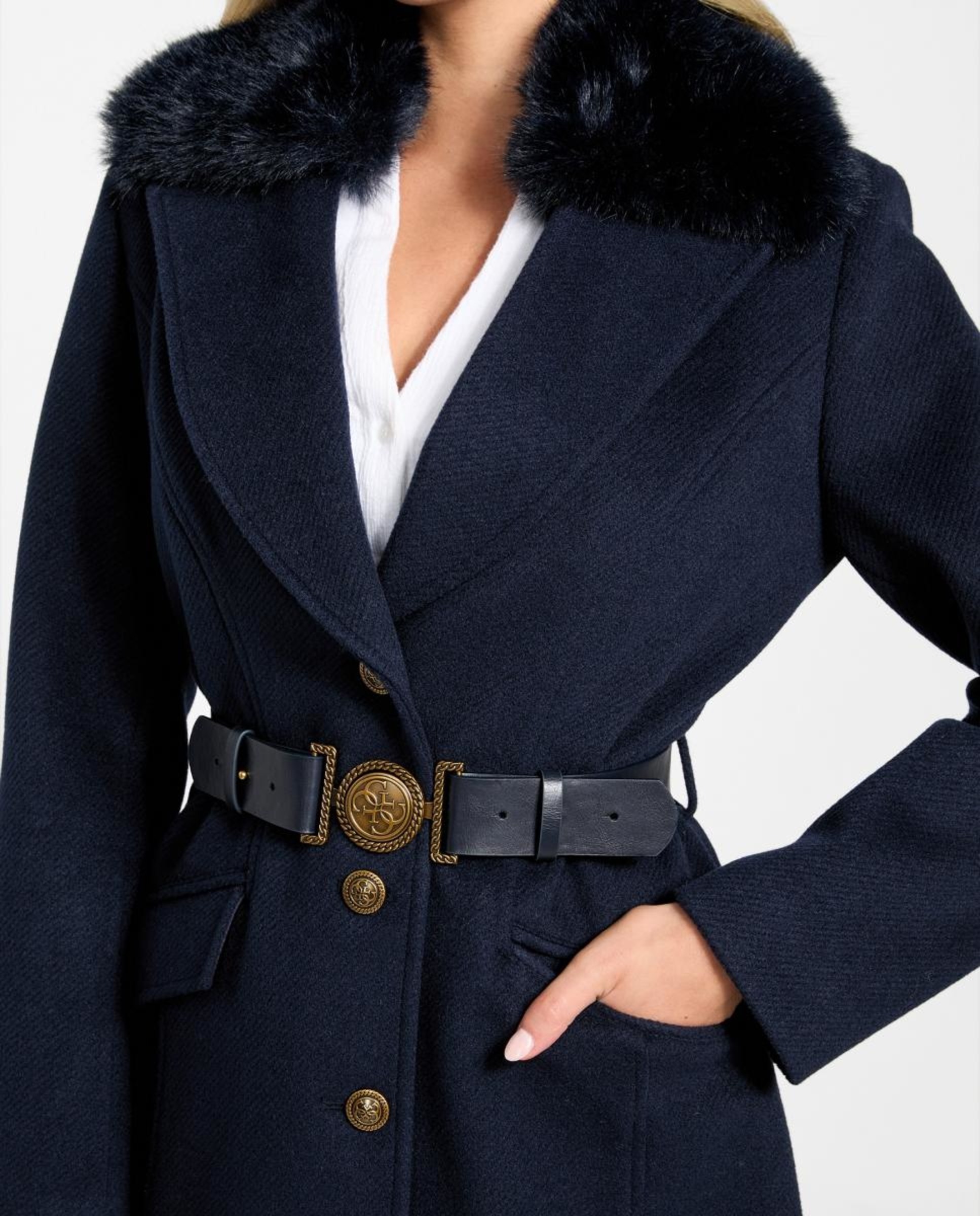 Blusão sem Capuz Azul-3