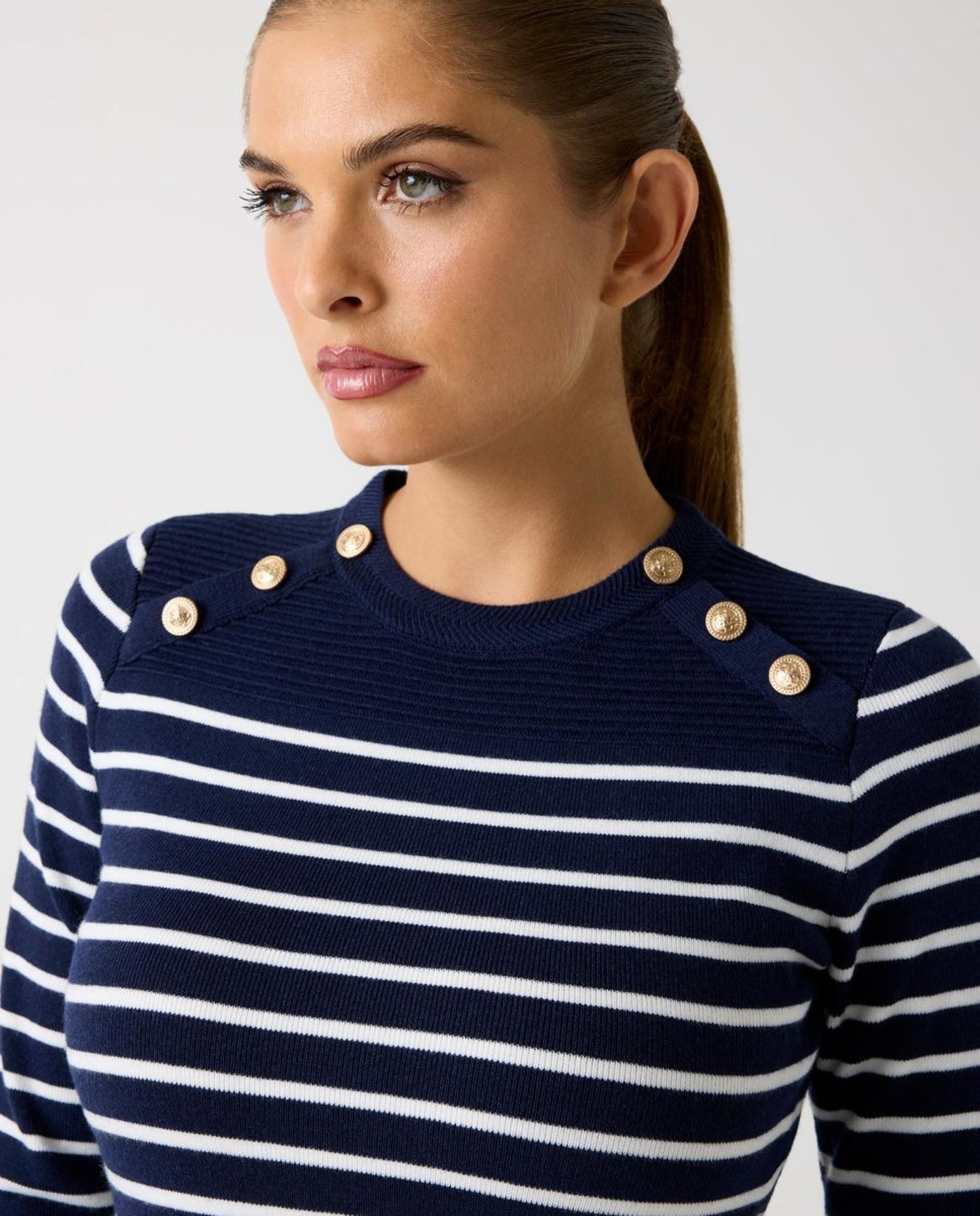 Camisola de malha com manga comprida Multicolor-2