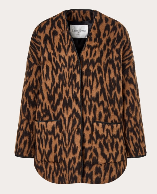 Imagem 0 de Sobretudo Estampado de Lã