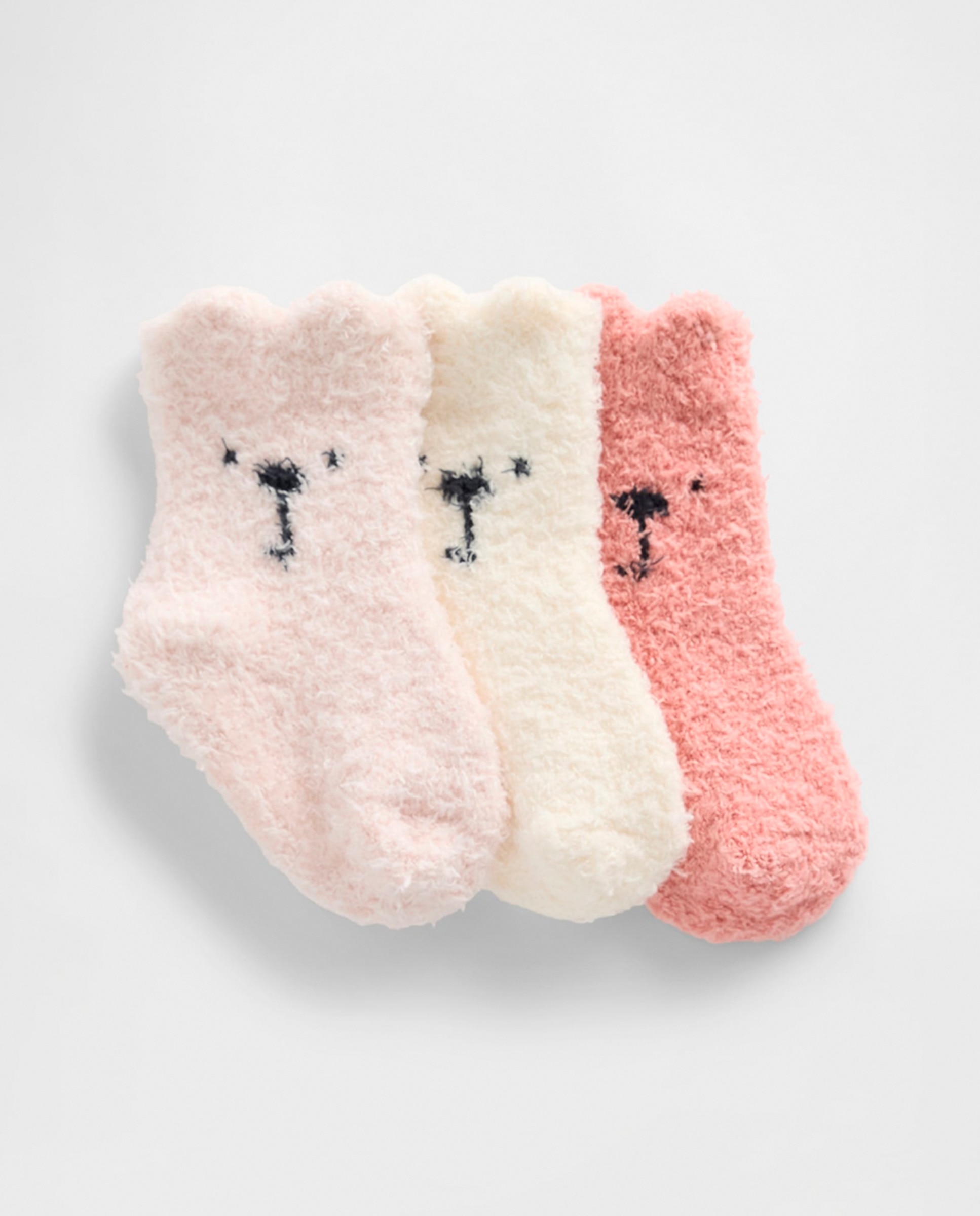 Imagem 0 de Pack para Bebé de 3 Pares de Meias Variadas com Fantasia de Ursinho