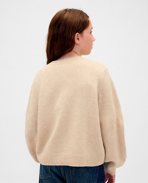 Imagen 0 de Suéter de niña con cuello redondo Kids CashSoft