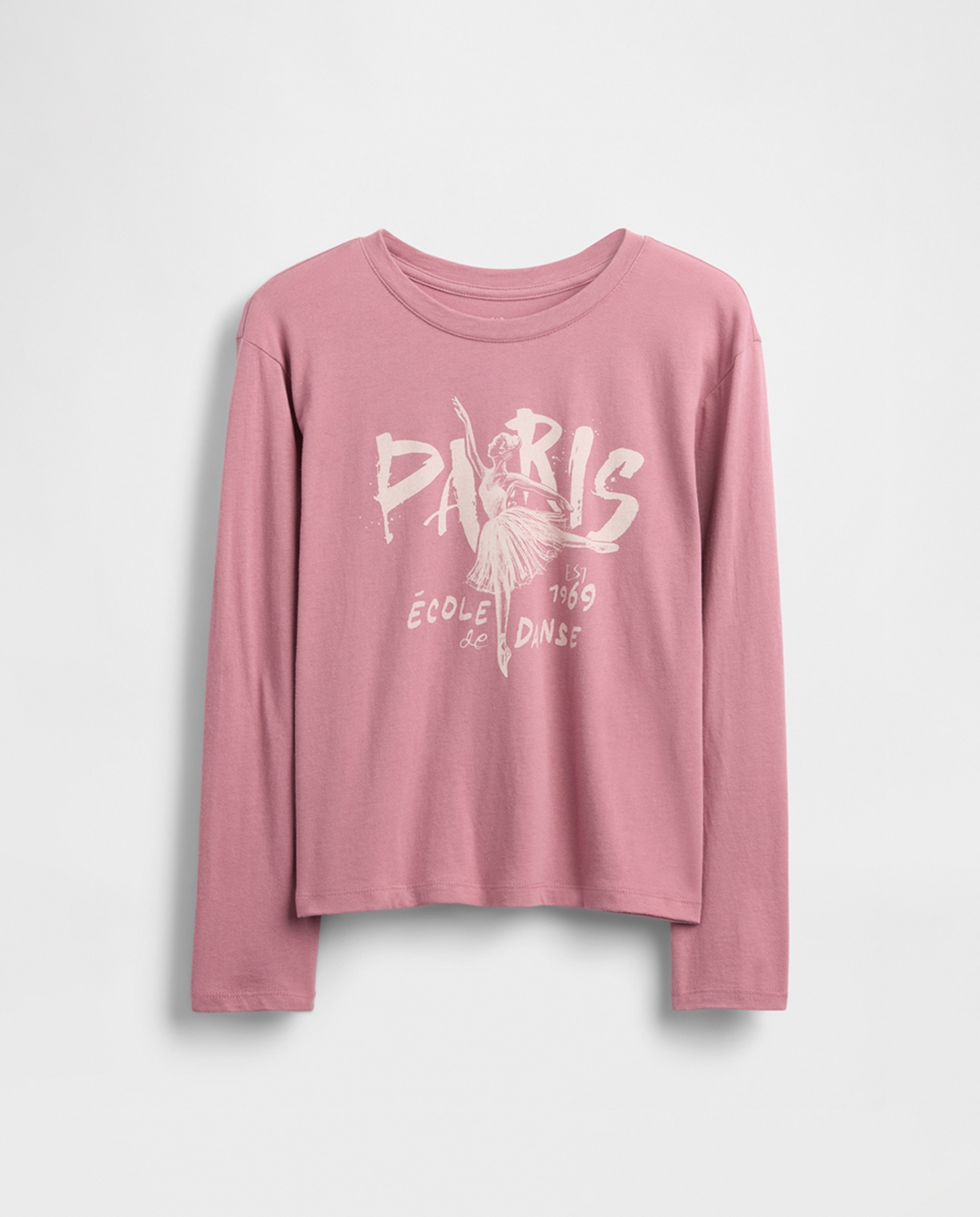 Camiseta para niñas con estampado gráfico relaxed fit 10 Años Rosa