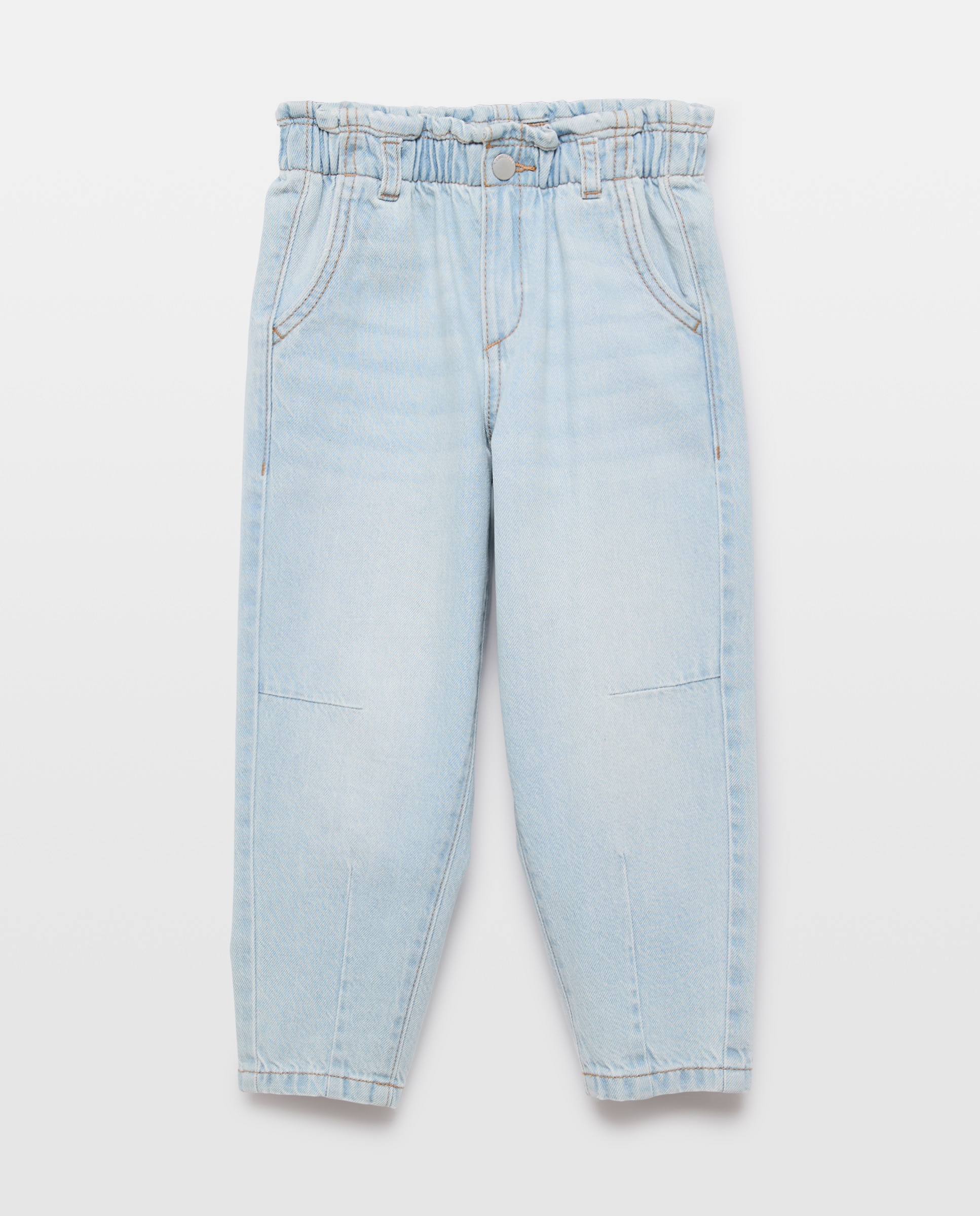 Jeans com Remendos Traseiros Cerúleo-4