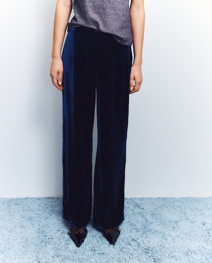 Imagem 0 de Calças Lisas Largas