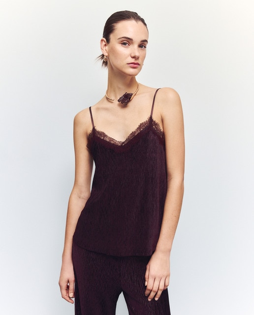 Imagem 0 de T-shirt de Alças de Veludo