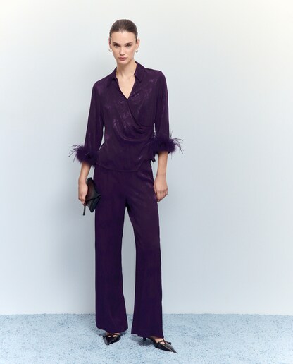 Imagem 0 de Calças jacquard