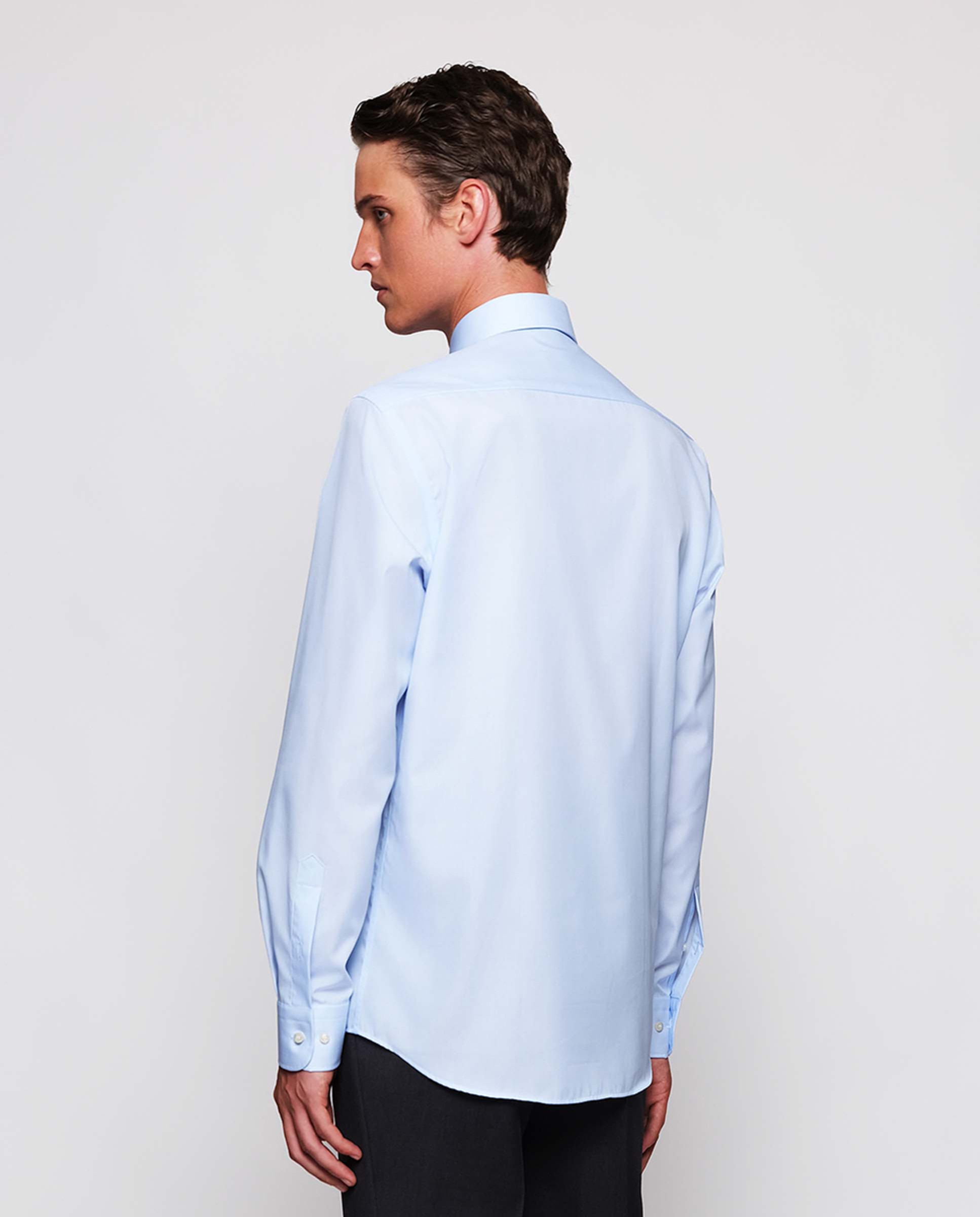 Camisa aos Quadrados Semi-Cintada Travelshirt Azul-2