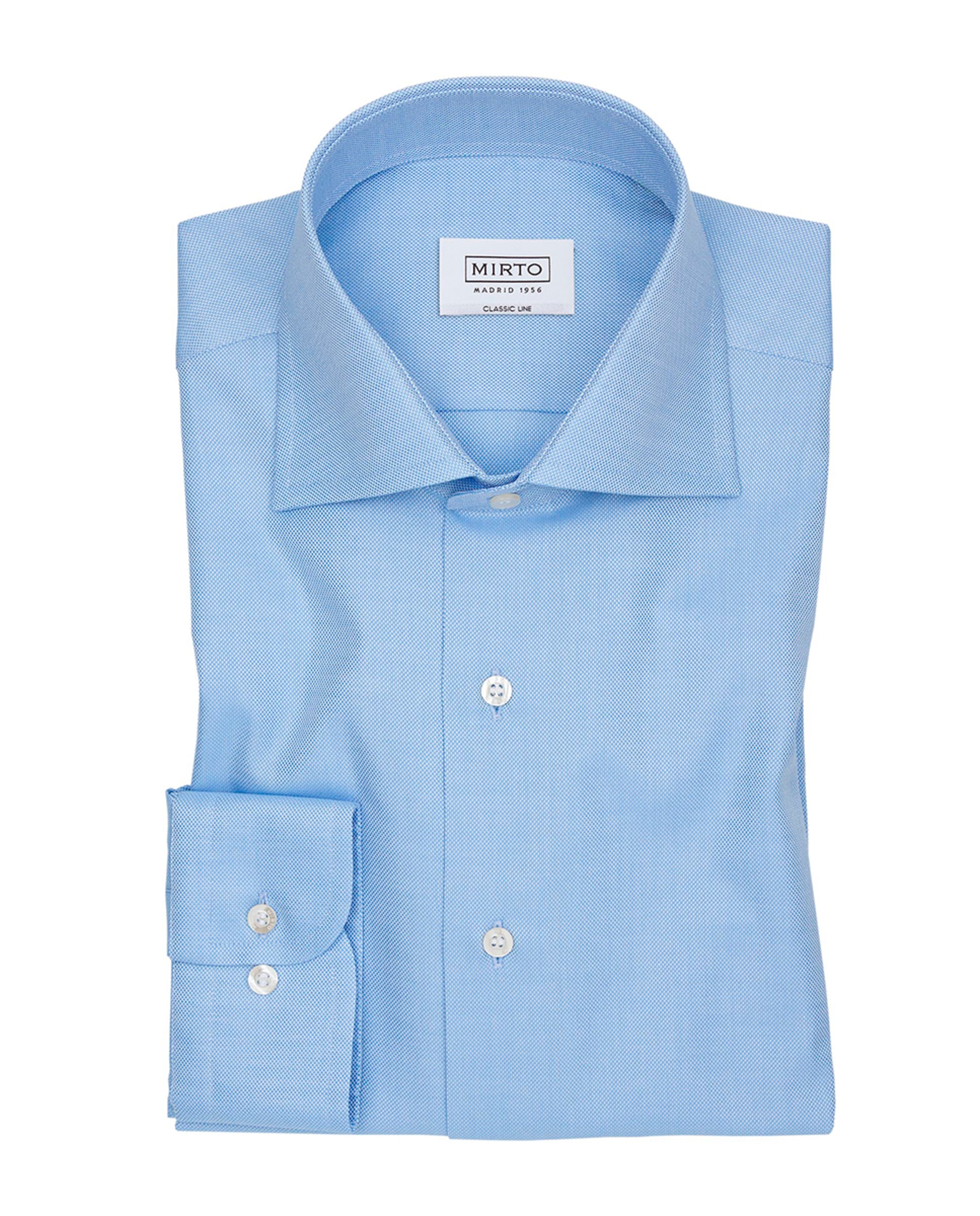 Camisa Formal com Manga Comprida Azul-claro-3