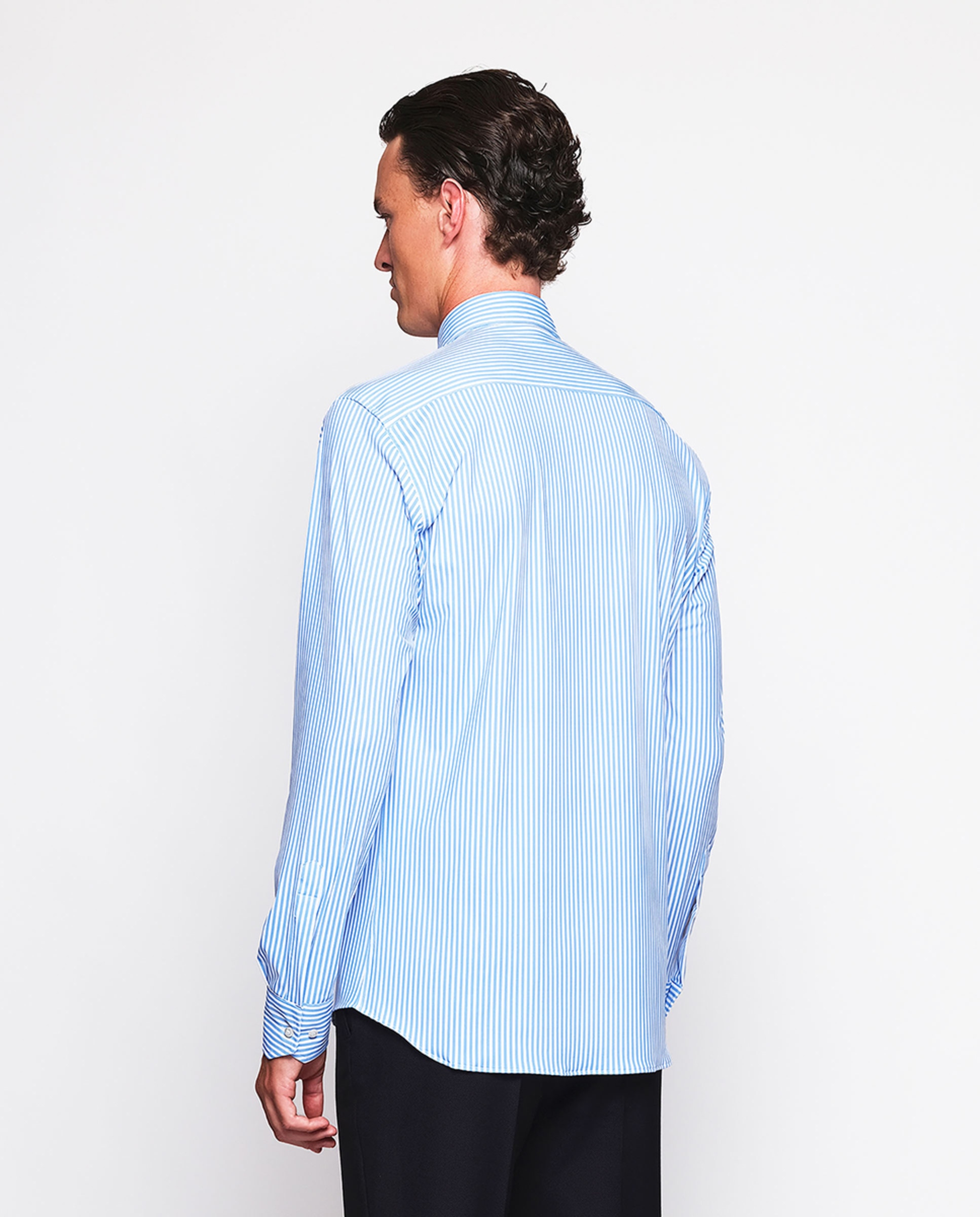 Camisa Formal Regular Fit "Performance" Azul-2
