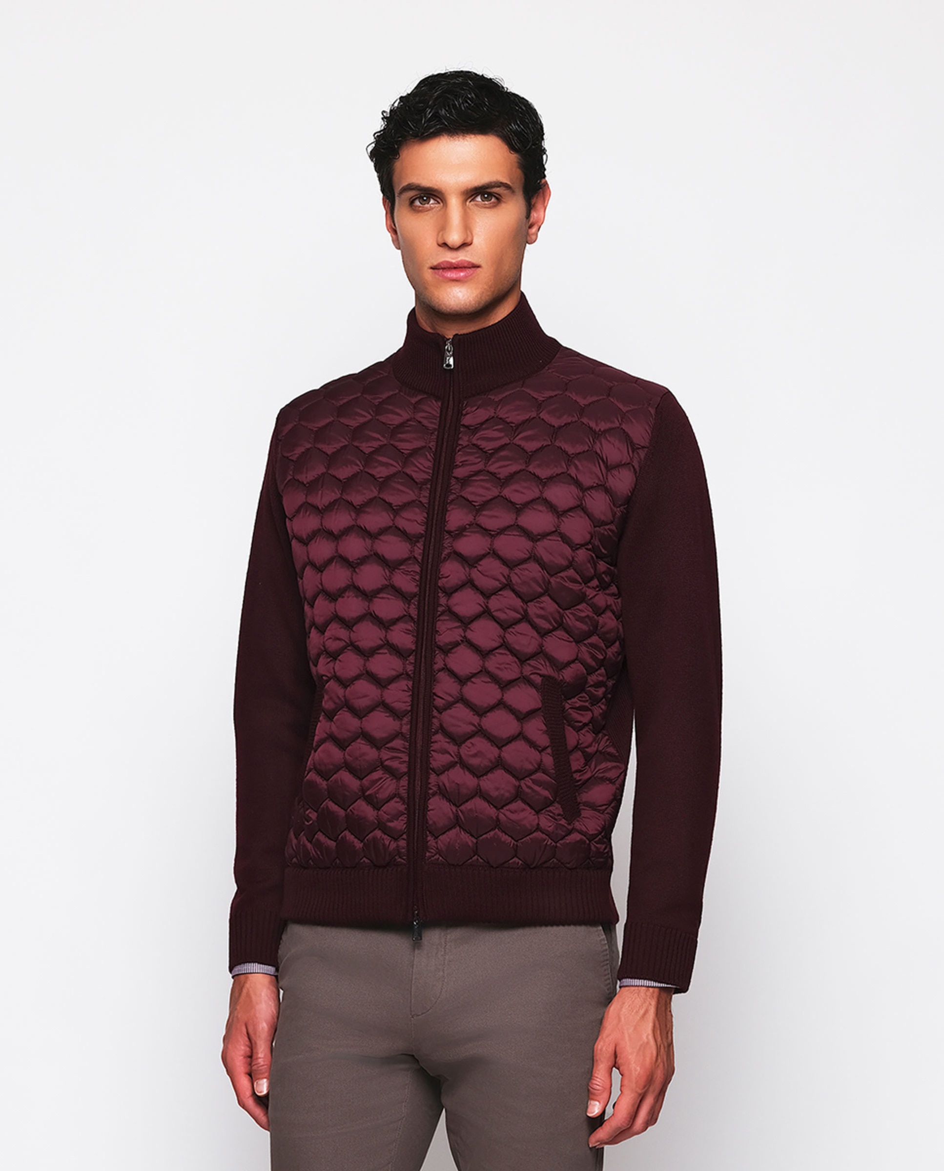 Imagem 0 de Casaco Acolchoado com Fecho de Correr à Frente