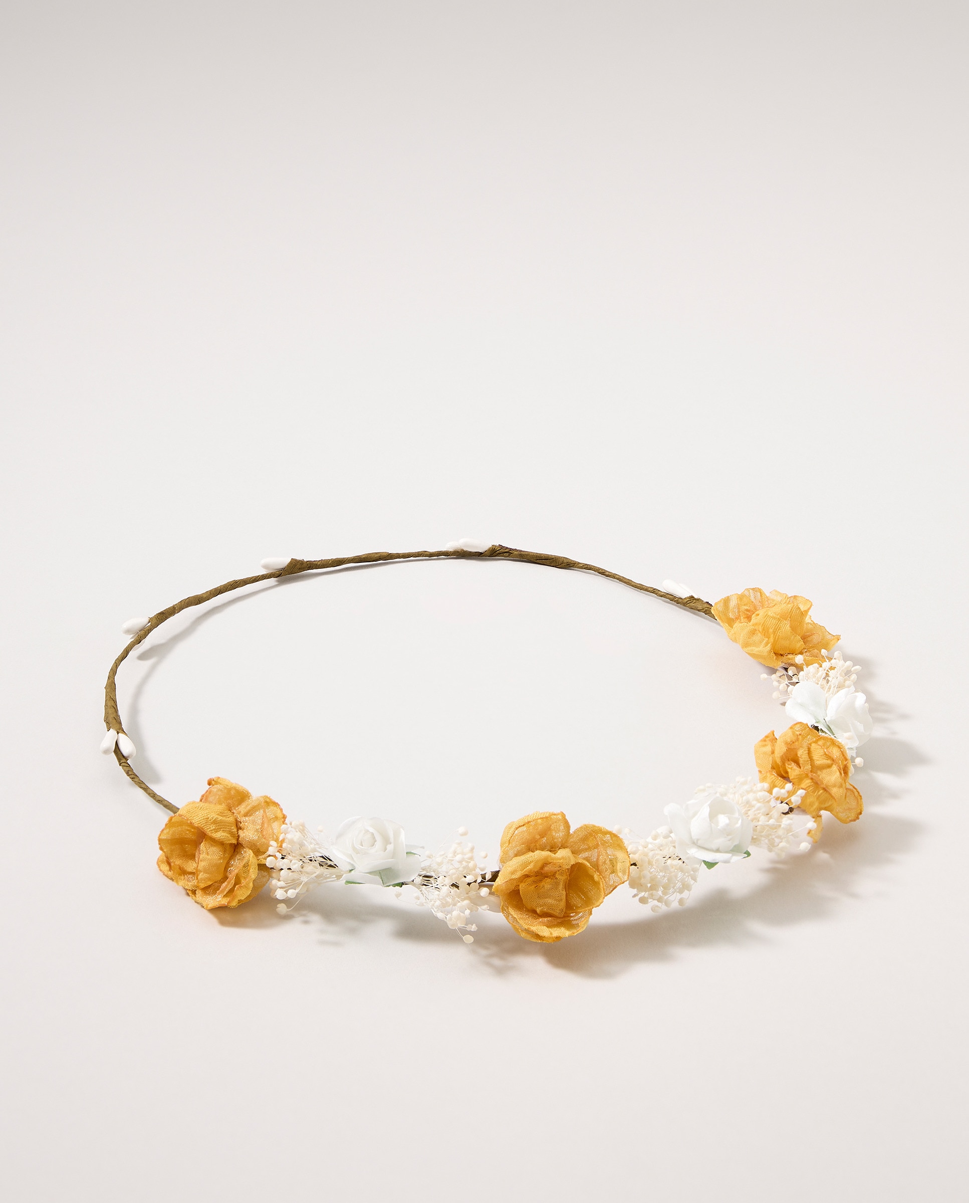 Imagem 0 de Coroa Média com Flores Javea e Gypso