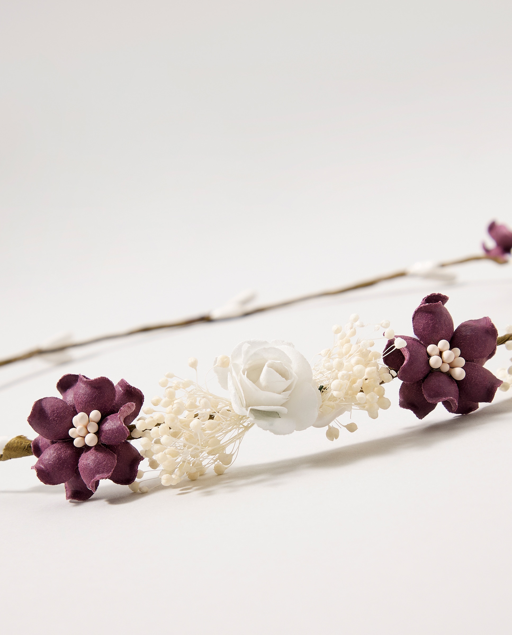 Coroa de Flores Combinada Leo e Gyps 282 Malva-2