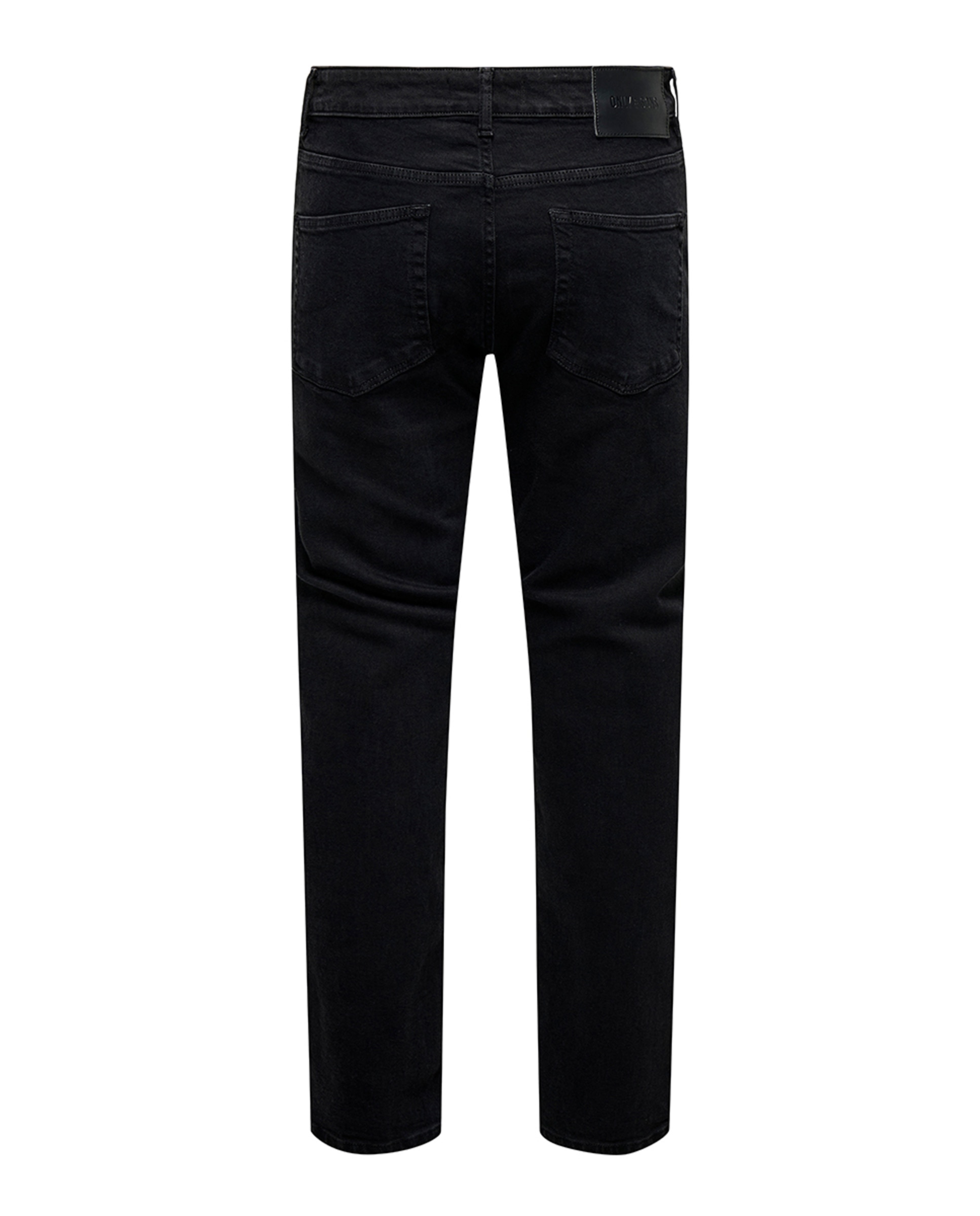 Jeans Regular Fit Preto-4
