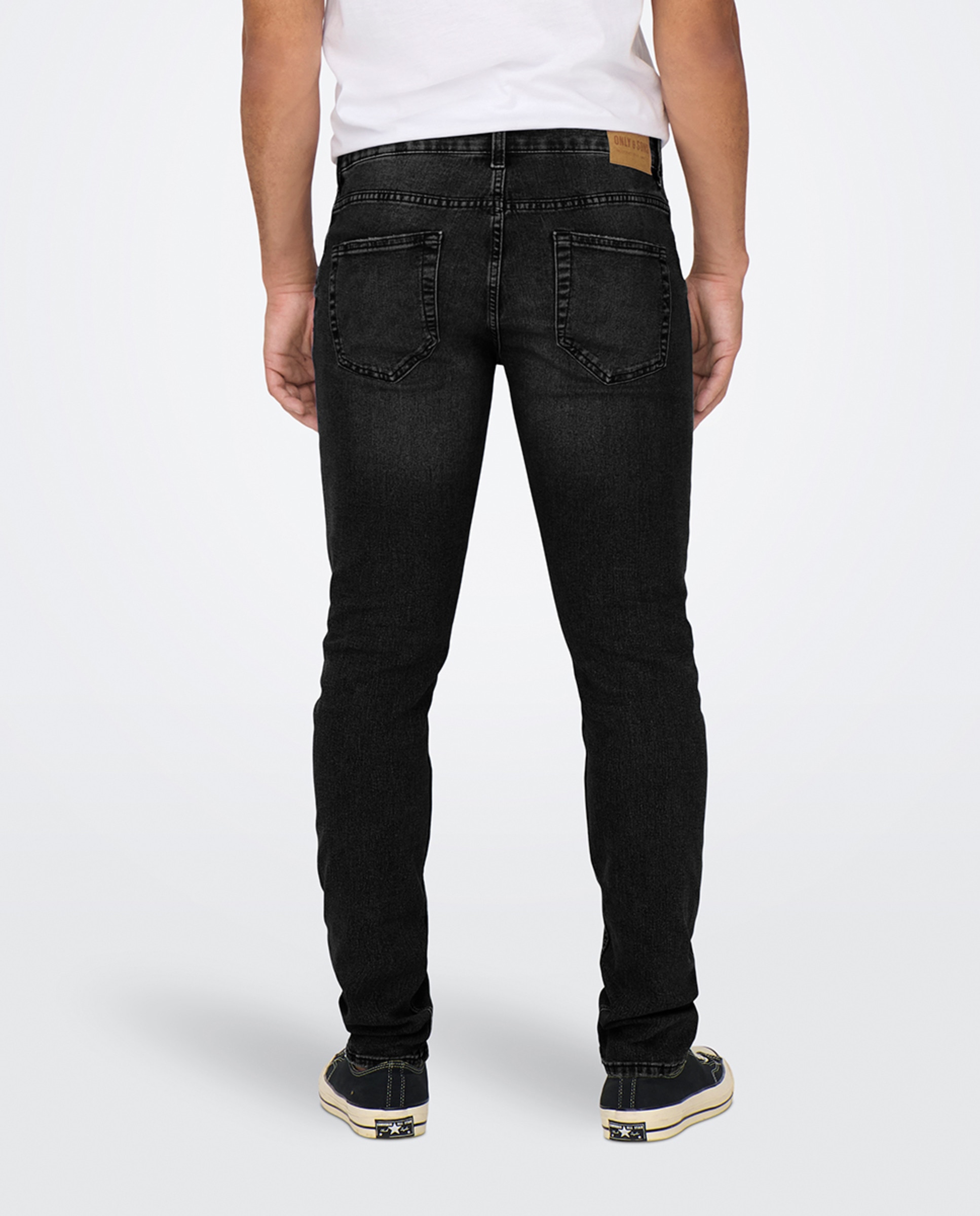 Jeans Regular Fit Preto-2