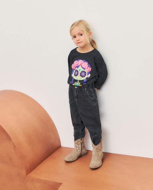 Imagem 0 de Camisola de Manga Comprida Halloween Catrina Glow In The Dark