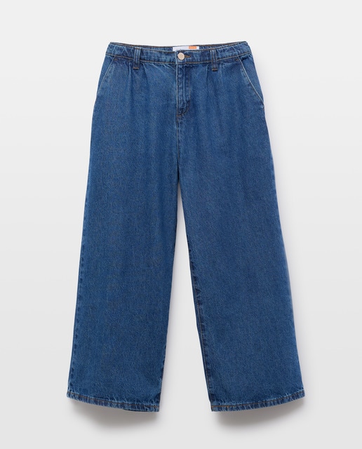 Imagem 0 de Jeans Wide Leg com Pinças