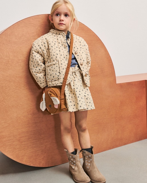 Imagen 0 de Chaqueta micropana estampada de niña