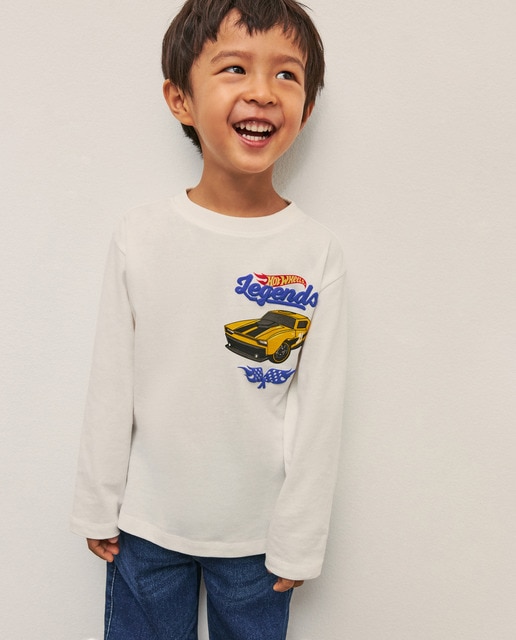 Imagen 0 de Camiseta manga larga Hot Wheels de niño