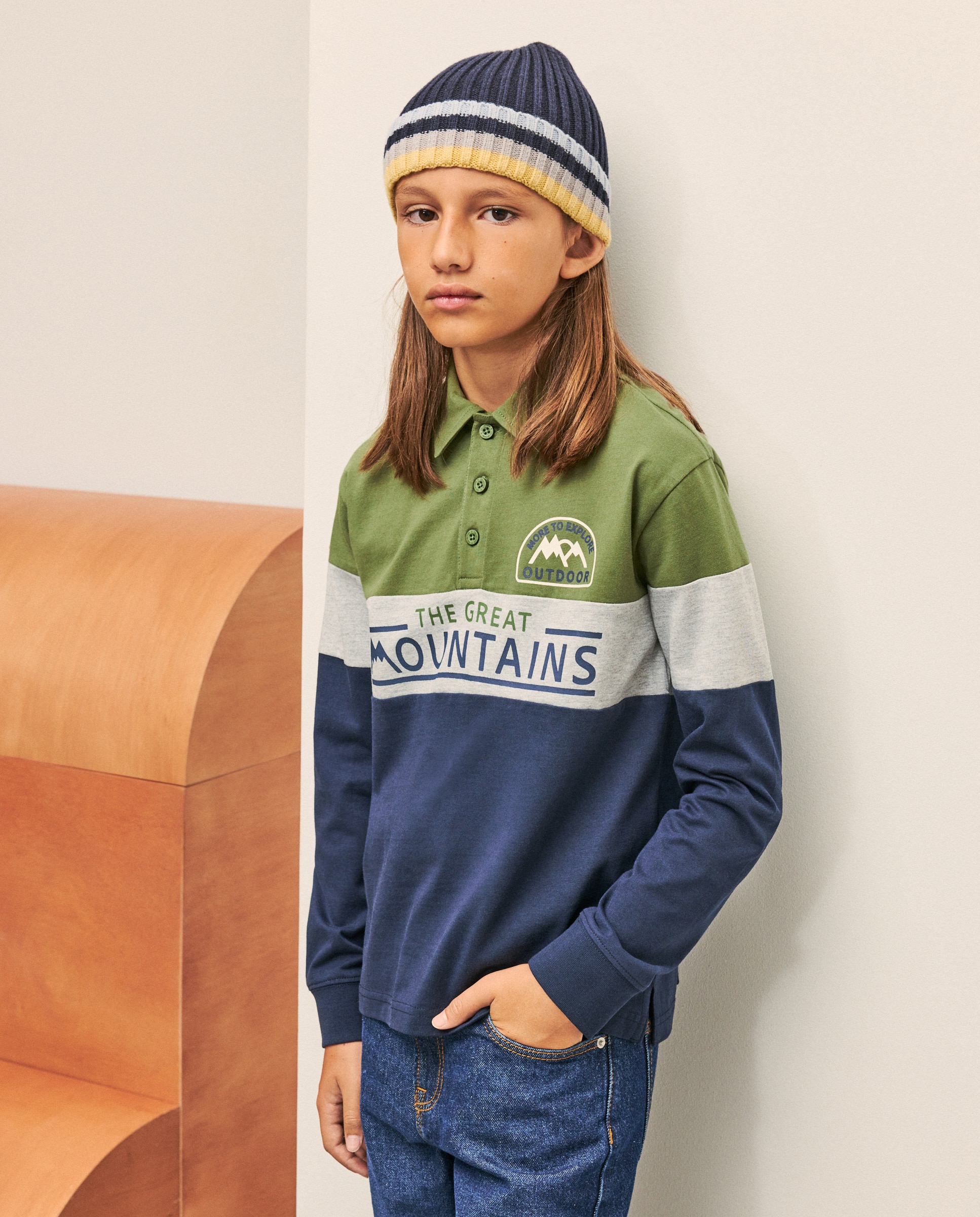 Imagem 0 de Polo de Manga Comprida com Cortes