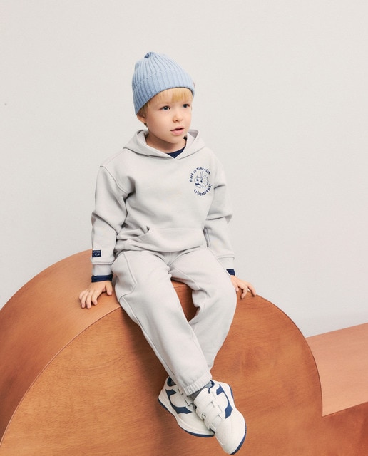 Imagem 0 de Calças de Felpa Cargo com Remendos Laterais