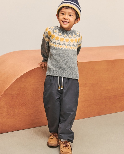 Imagen 0 de Pantalón de microfibra liso de niño