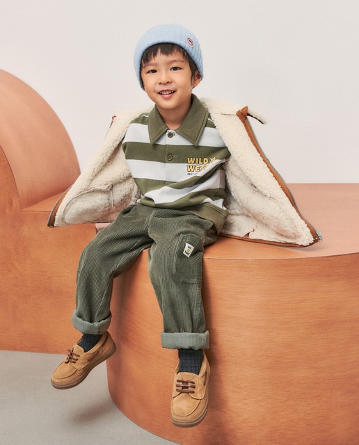 Imagen 0 de Pantalón de pana liso de niño