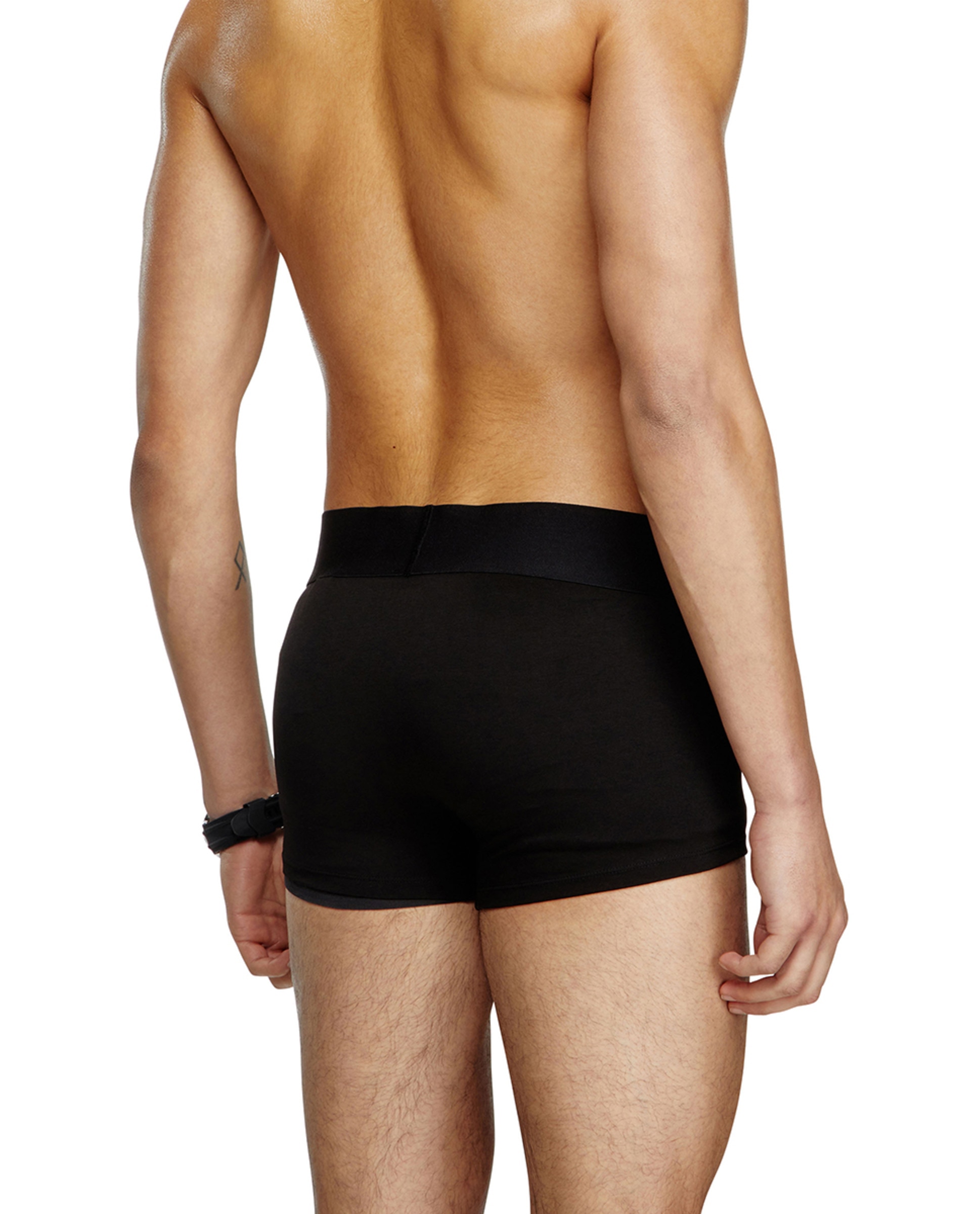 Pack de Três Boxers de Algodão Preto-3