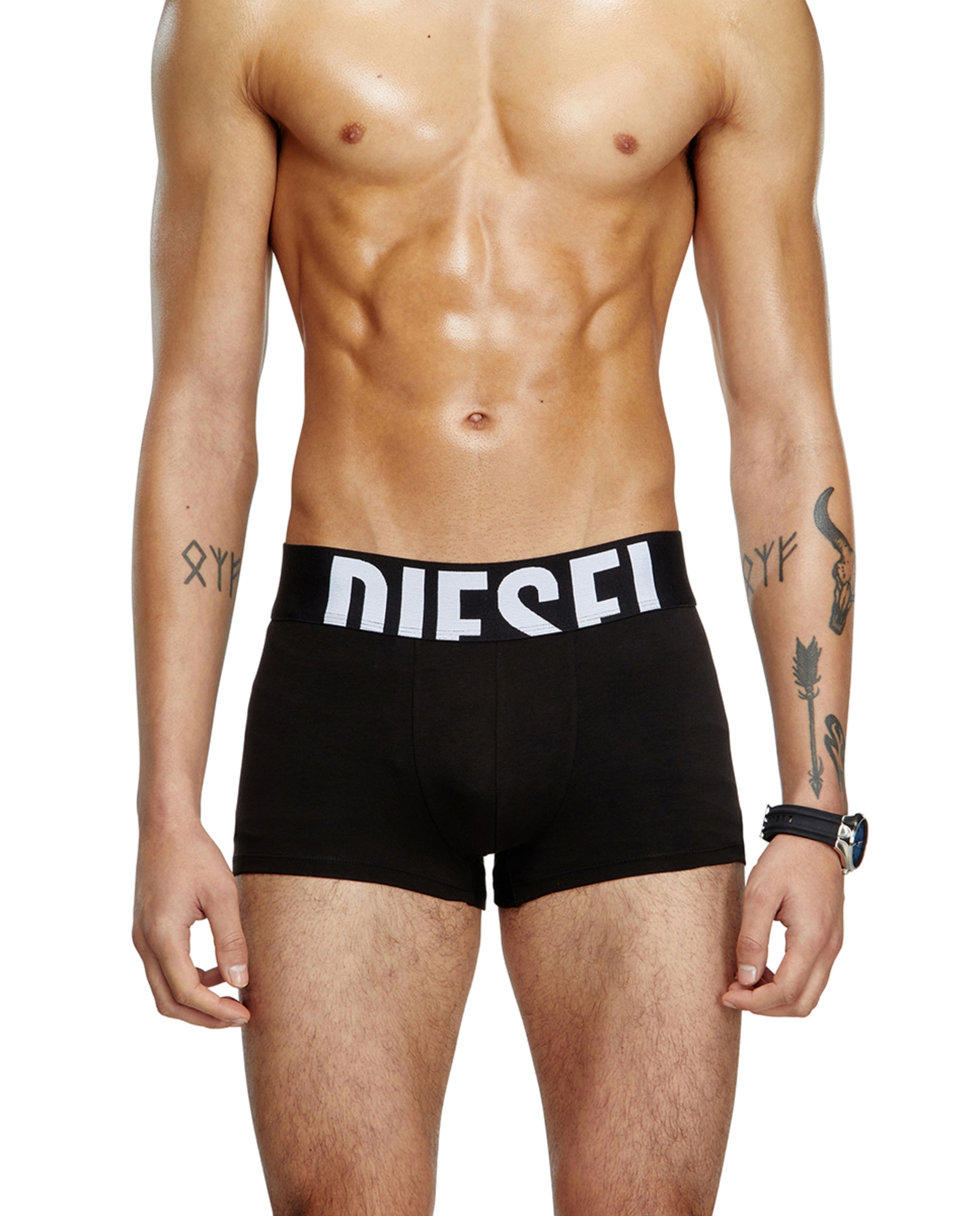 Pack de Três Boxers de Algodão Preto-2