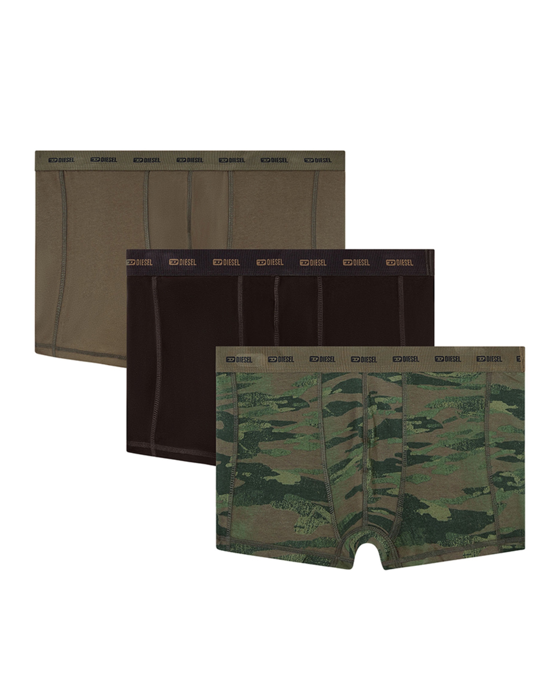 Pack de Três Boxers de Algodão Multicolor-1