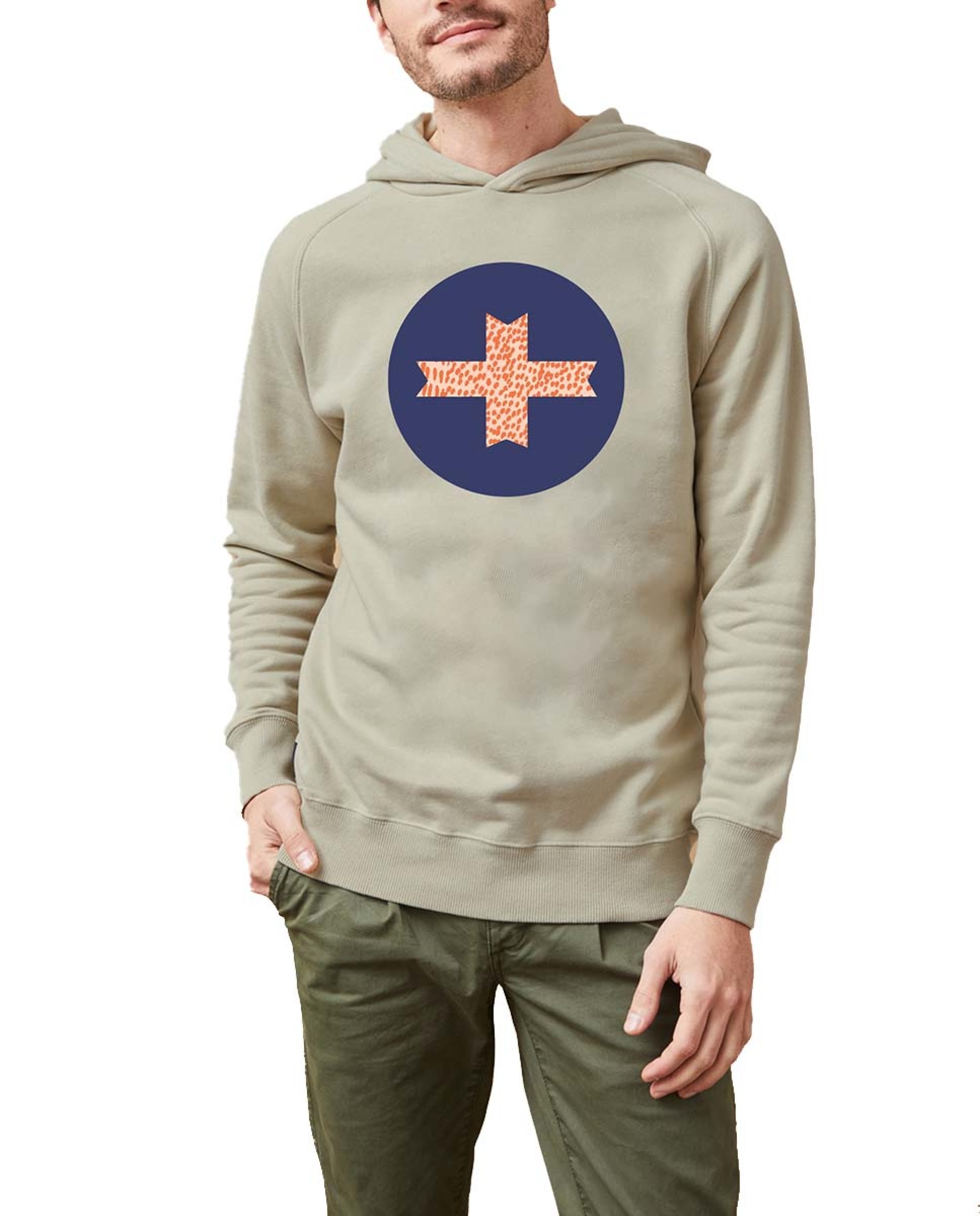 Imagen 0 de Sudadera hombre capucha serigrafia