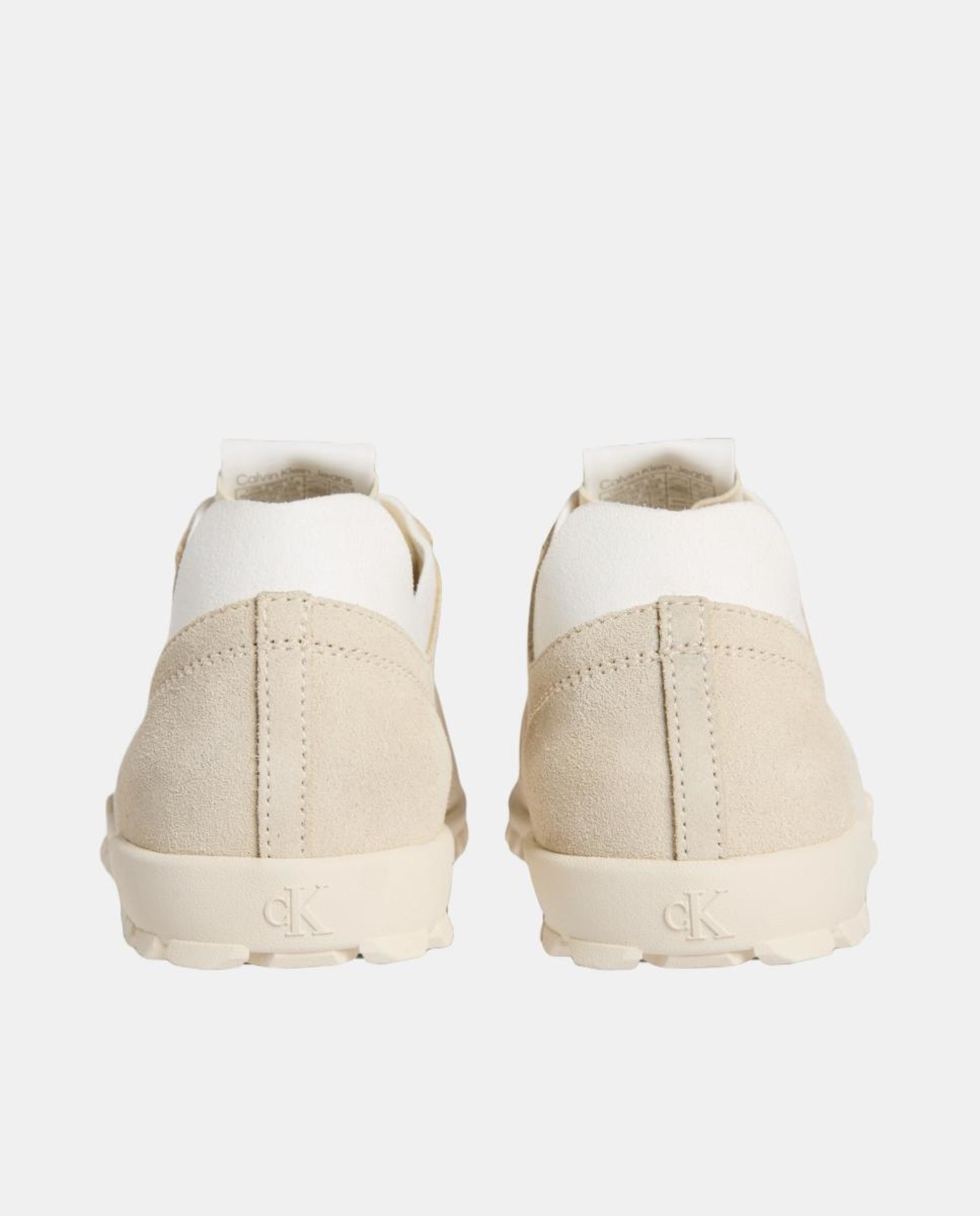 Sapatilhas de Camurça com Logótipo Natural-3